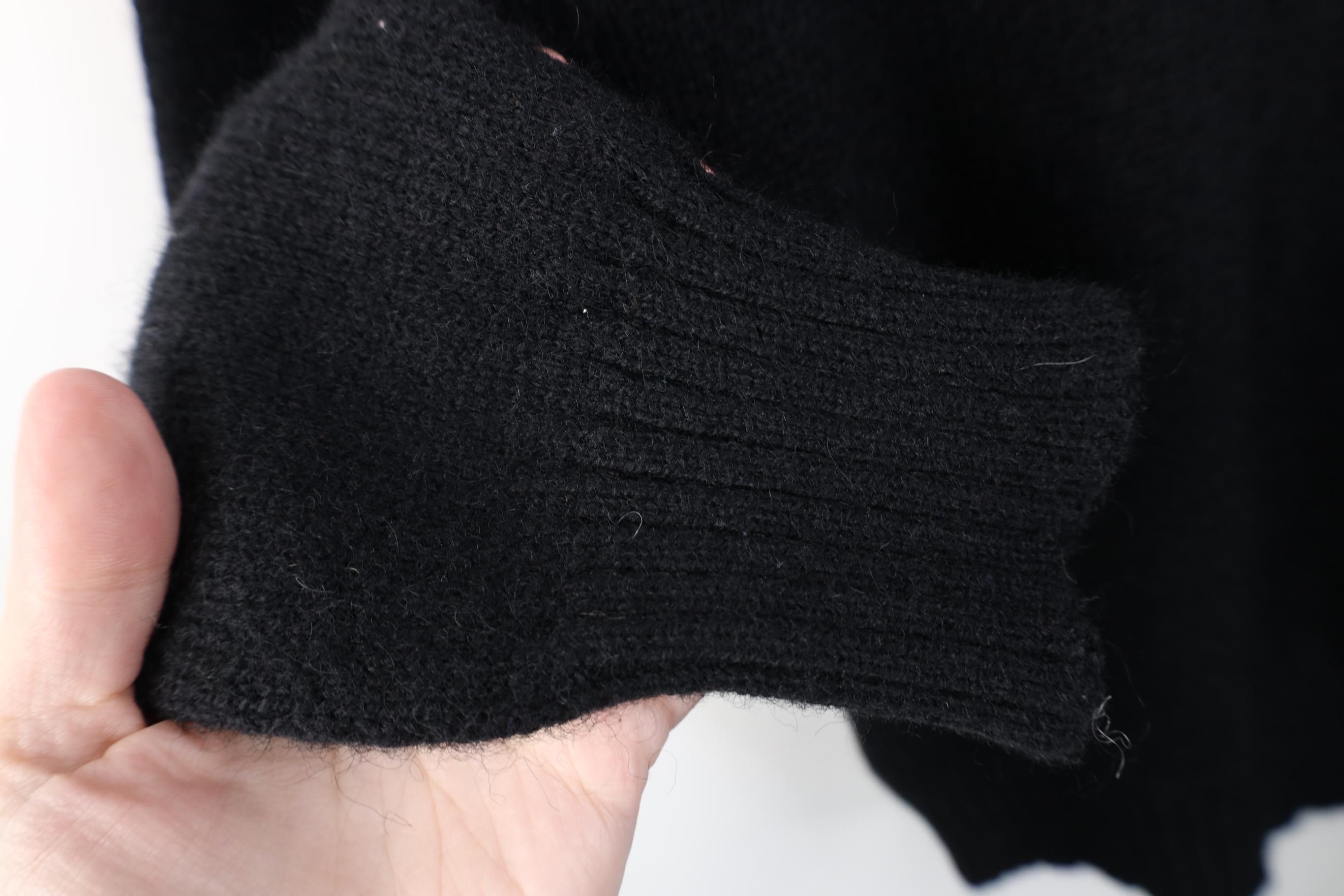 Vintage Vintage 70s Streetwear Wool Blend Knit Sweater Black USA Size US M / EU 48-50 / 2 - 5 Thumbnail