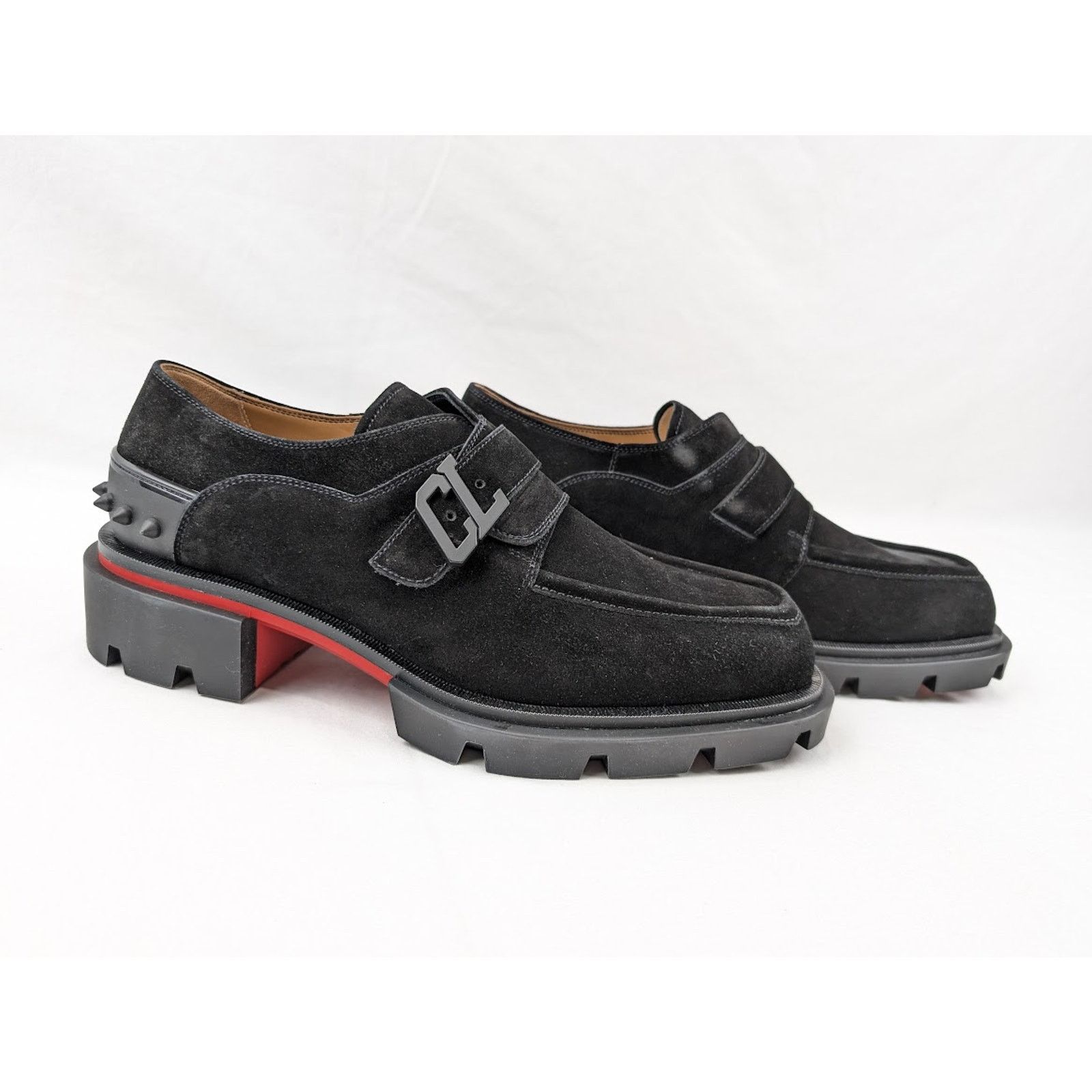 Christian Louboutin o1rshd1 Our Georges Flat Shoes in Black Size US 12 / EU 45 - 13 Thumbnail