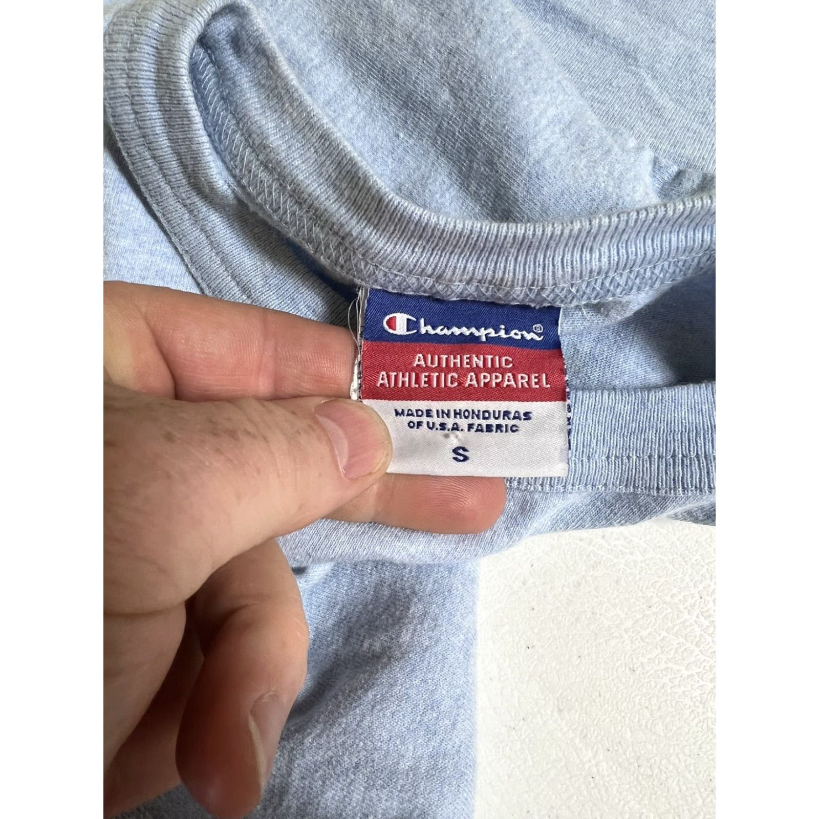 Champion Champion Shirt Mens Small S Spell Out Georgetown University Gray College Logo Preppy All Seasons 30? Wait no. Size US S / EU 44-46 / 1 - 7 Thumbnail