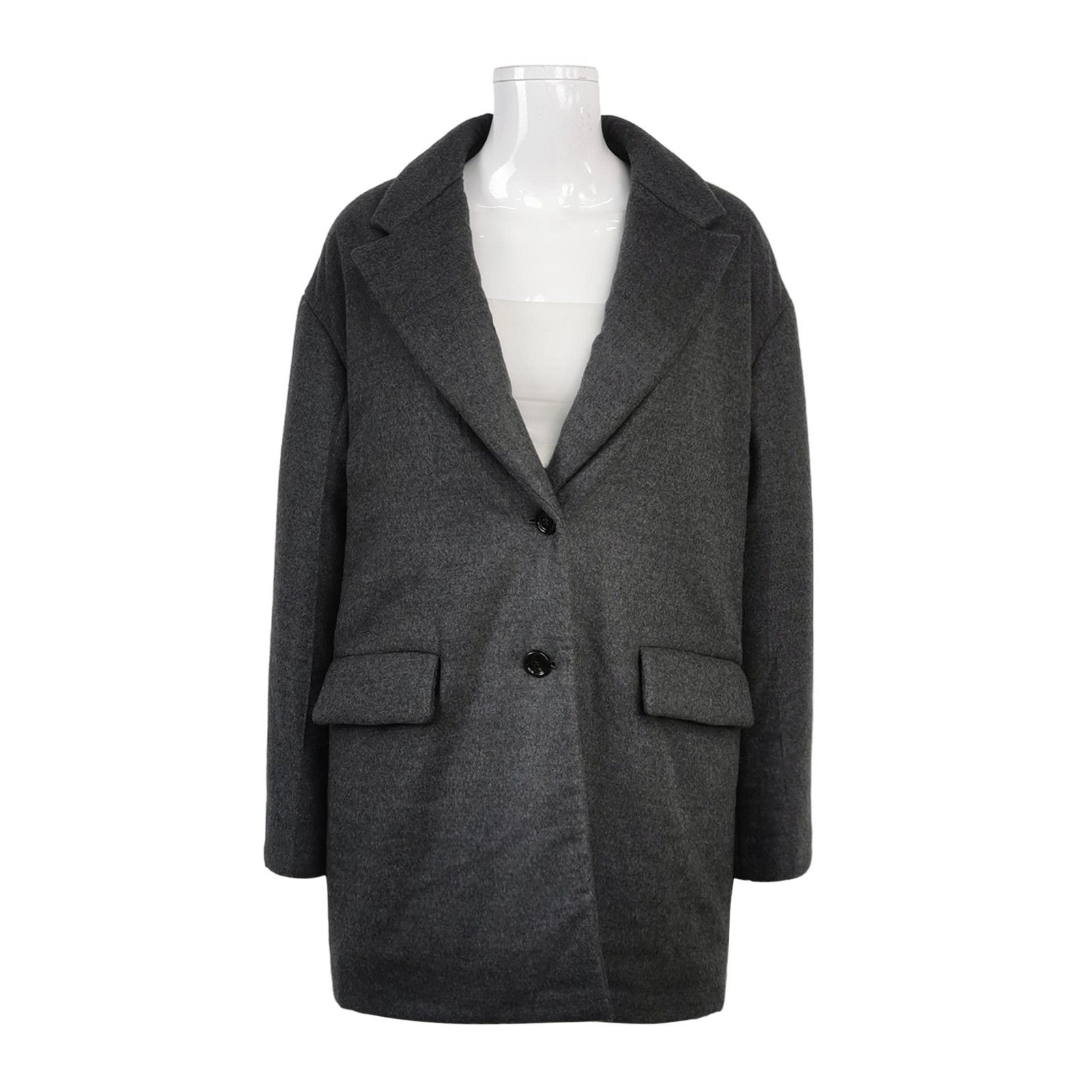 Prada Prada Cashmere Blend Lapel Coat Size 40 Size S / US 4 / IT 40 - 1 Thumbnail