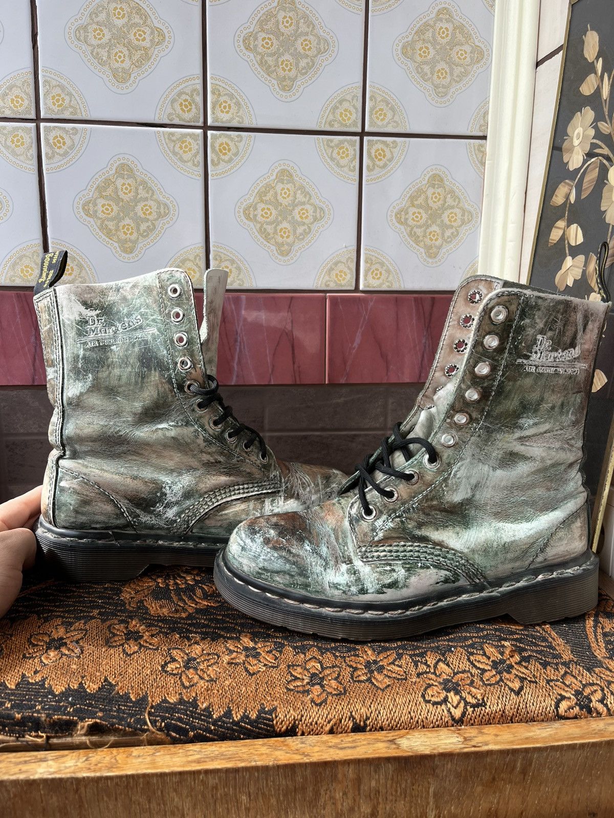 Dr. Martens Vintage D.r Martens 8 holes Marble effect Size US 8 / IT 38 - 1 Thumbnail