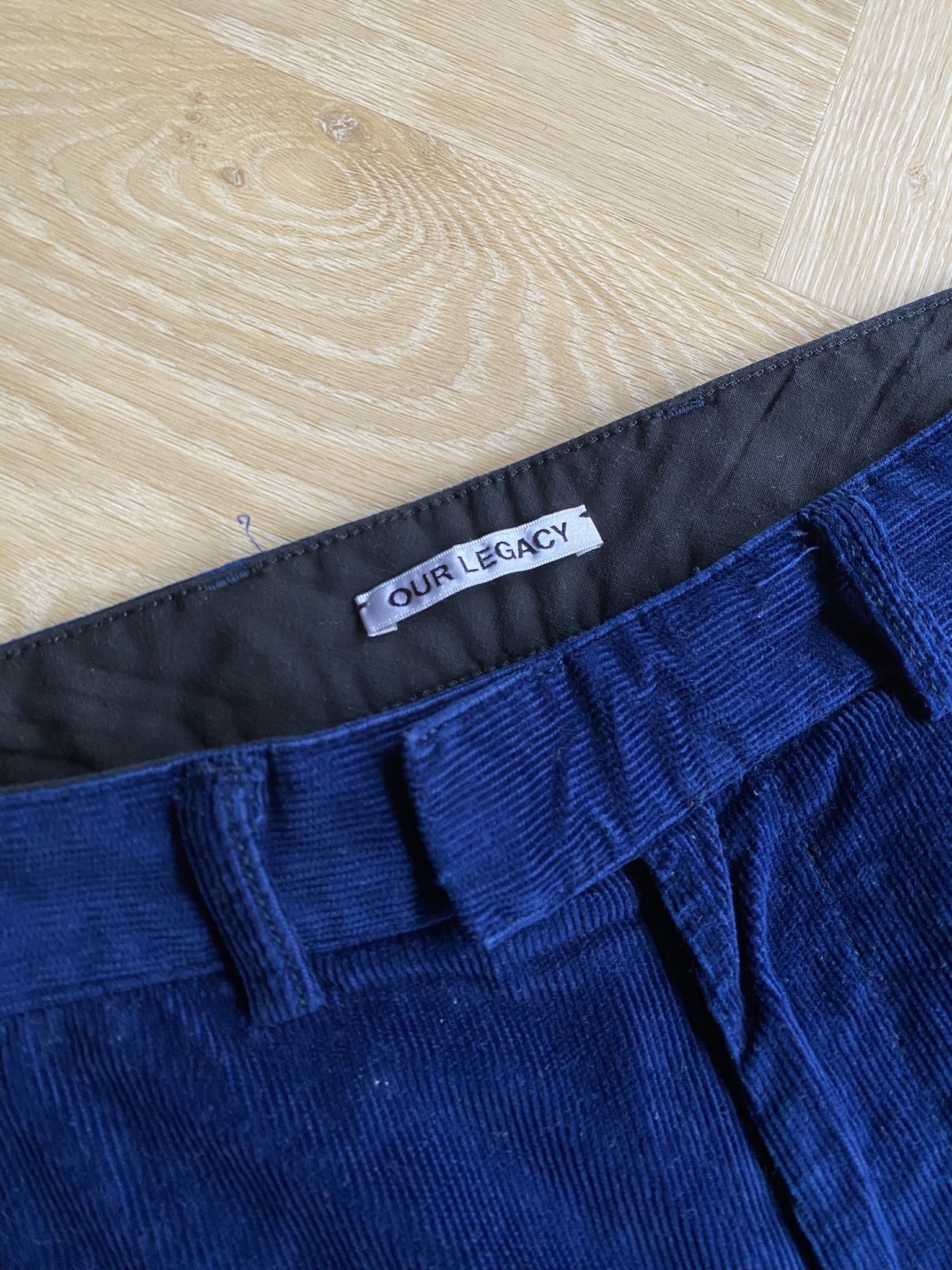 Our Legacy 46/S - Royal Blue Baby Cord Pant Size US 30 / EU 46 - 5 Thumbnail
