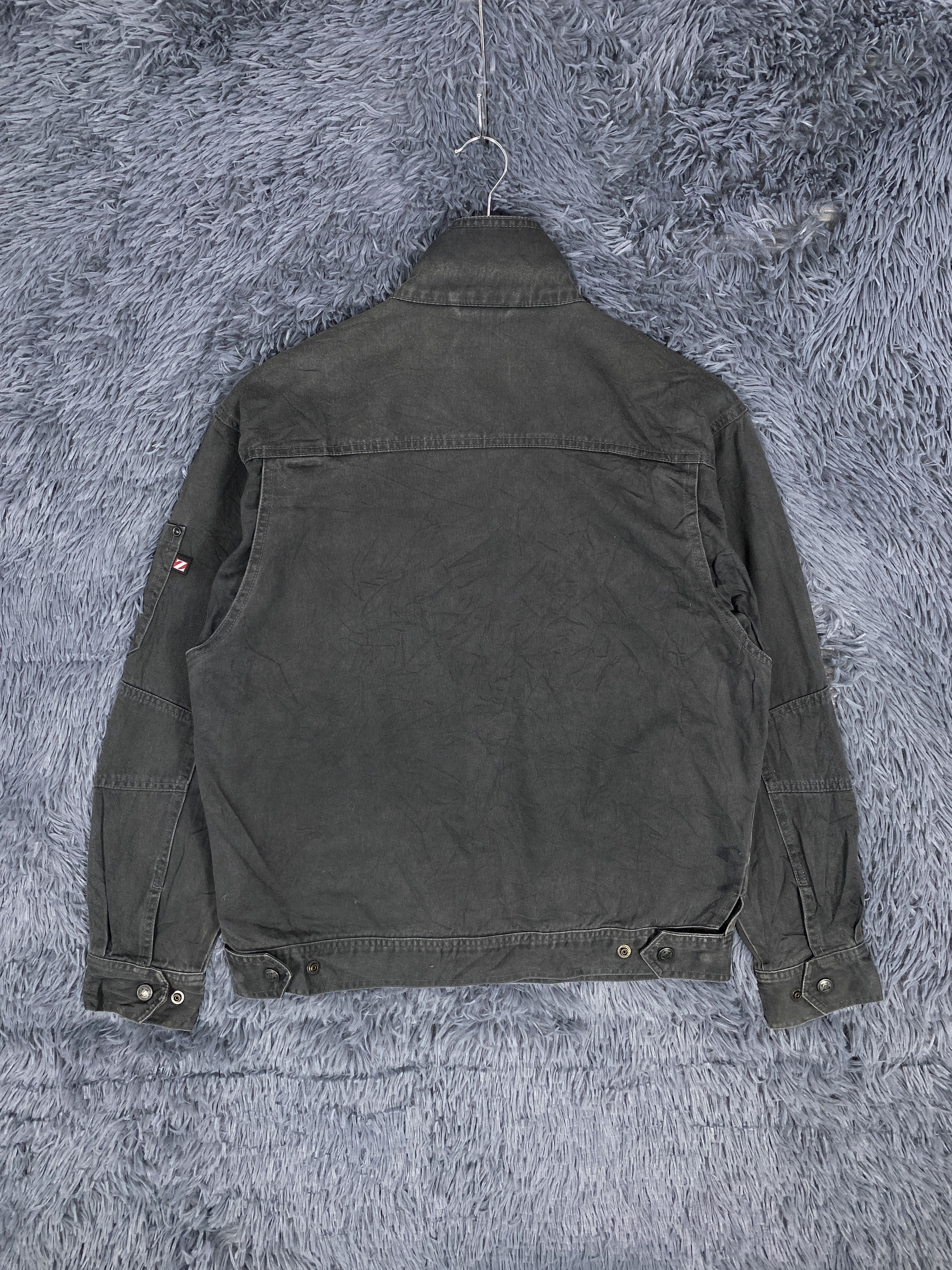 Japanese Brand Vintage Black Utility Zip-Up Jacket – Workwear Style Size US L / EU 52-54 / 3 - 5 Thumbnail