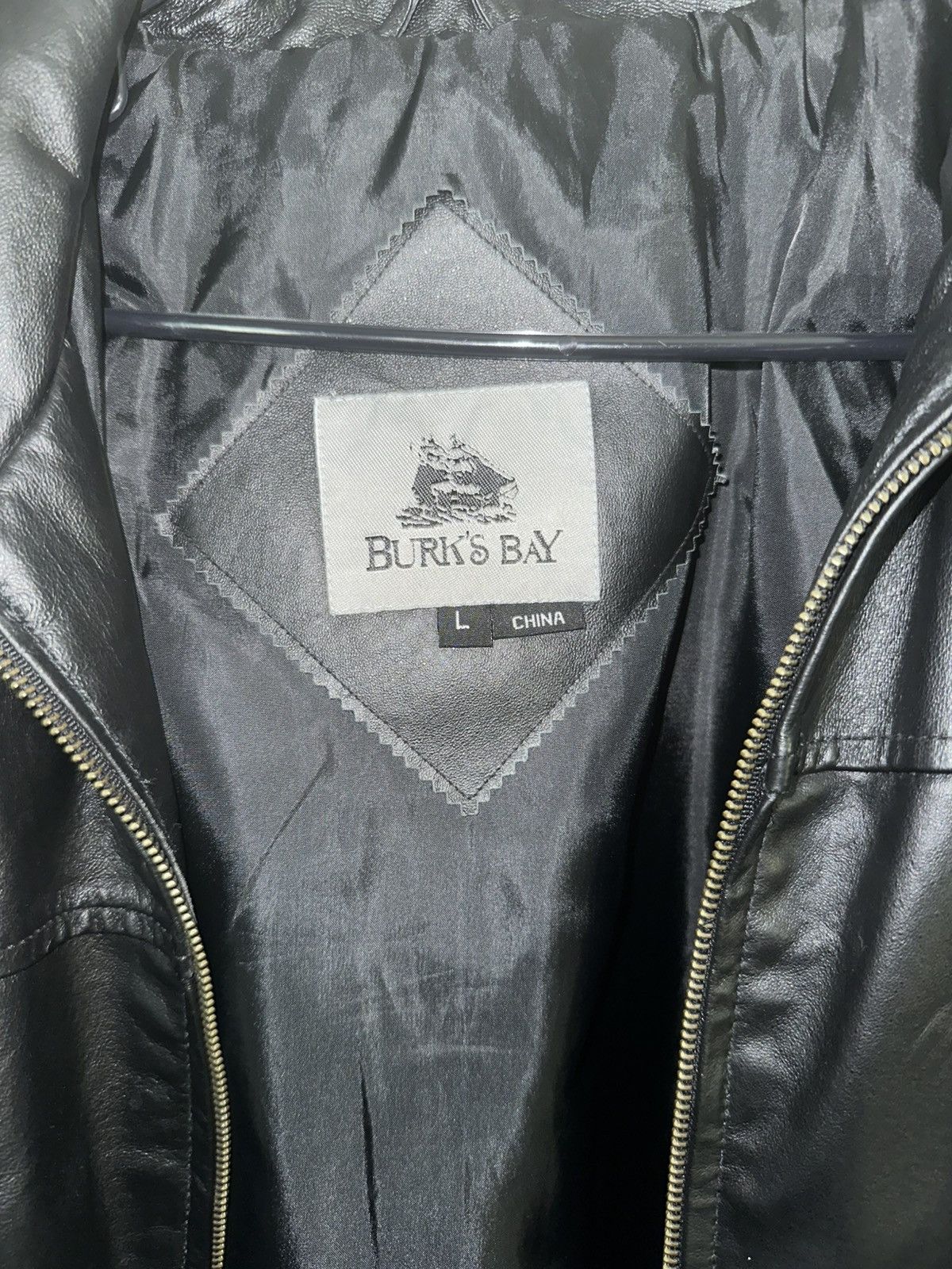 Other Black Leather Jacket Size US L / EU 52-54 / 3 - 3 Thumbnail