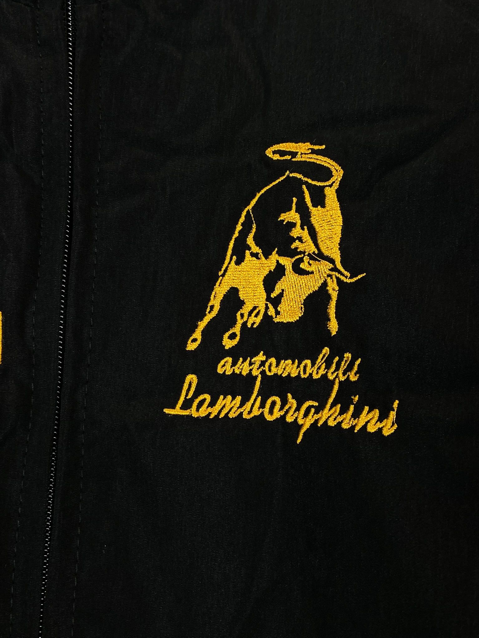 Vintage Vintage Lamborghini Black Jacket Size XL Size US XL / EU 56 / 4 - 3 Thumbnail
