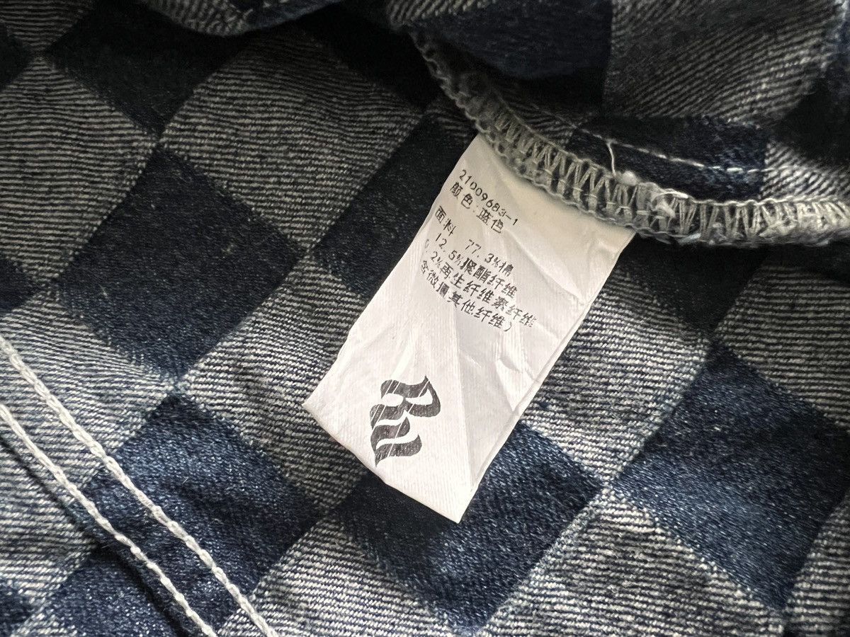 Rocawear Roca Wear : Check Board Pattern Denim Jacket Size US M / EU 48-50 / 2 - 13 Thumbnail