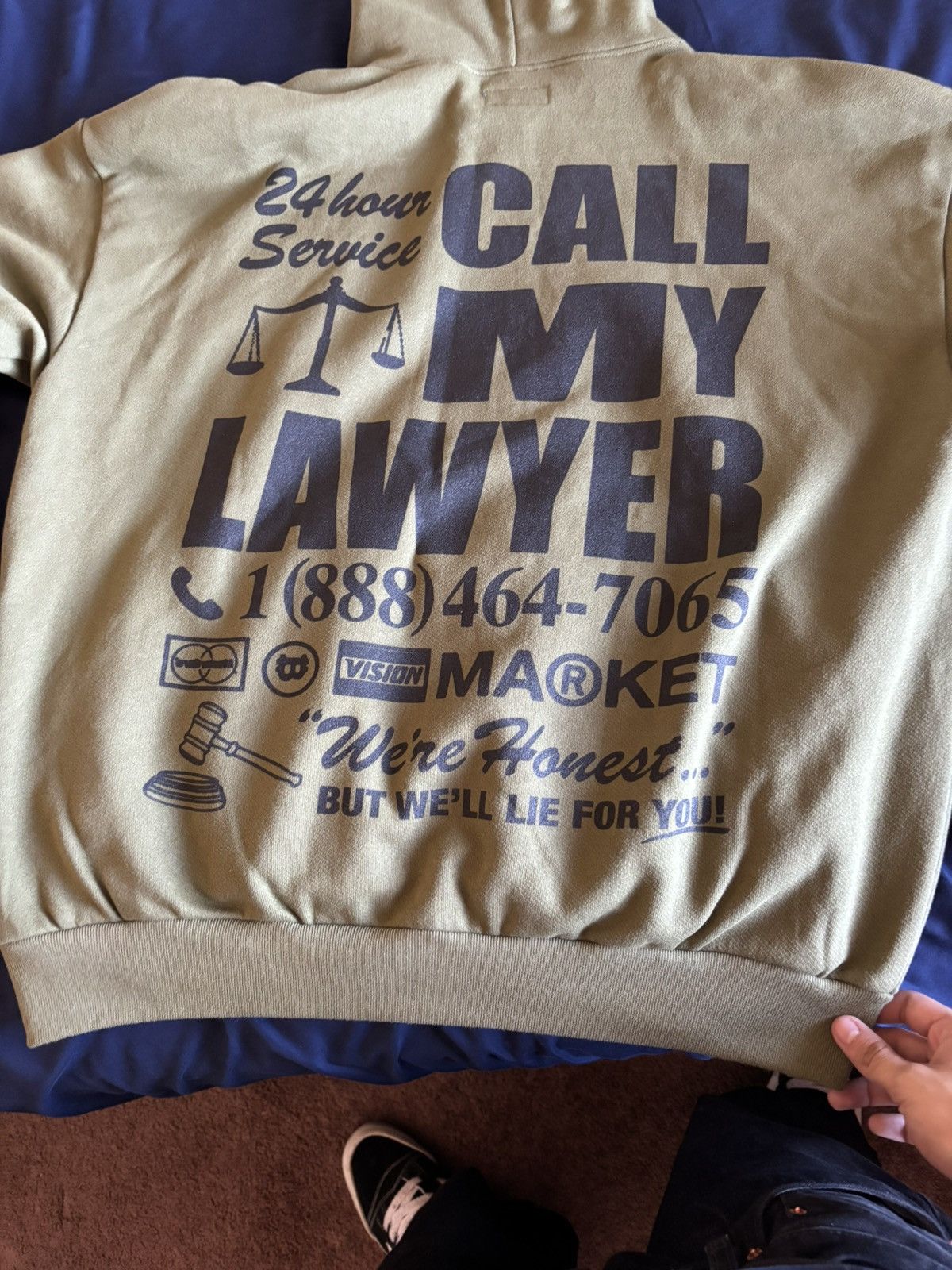 Market Market call my lawyer hoodie Size US M / EU 48-50 / 2 - 2 Thumbnail