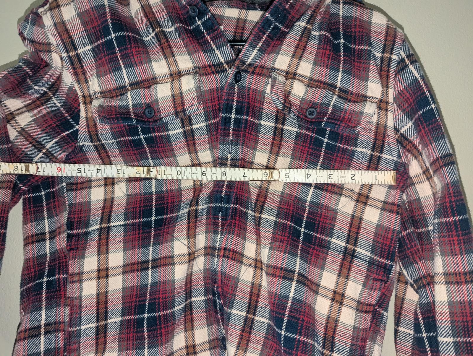 American Eagle Outfitters Vintage American Eagle Hooded Plaid Flannel Shirt - Size S Size US S / EU 44-46 / 1 - 5 Thumbnail