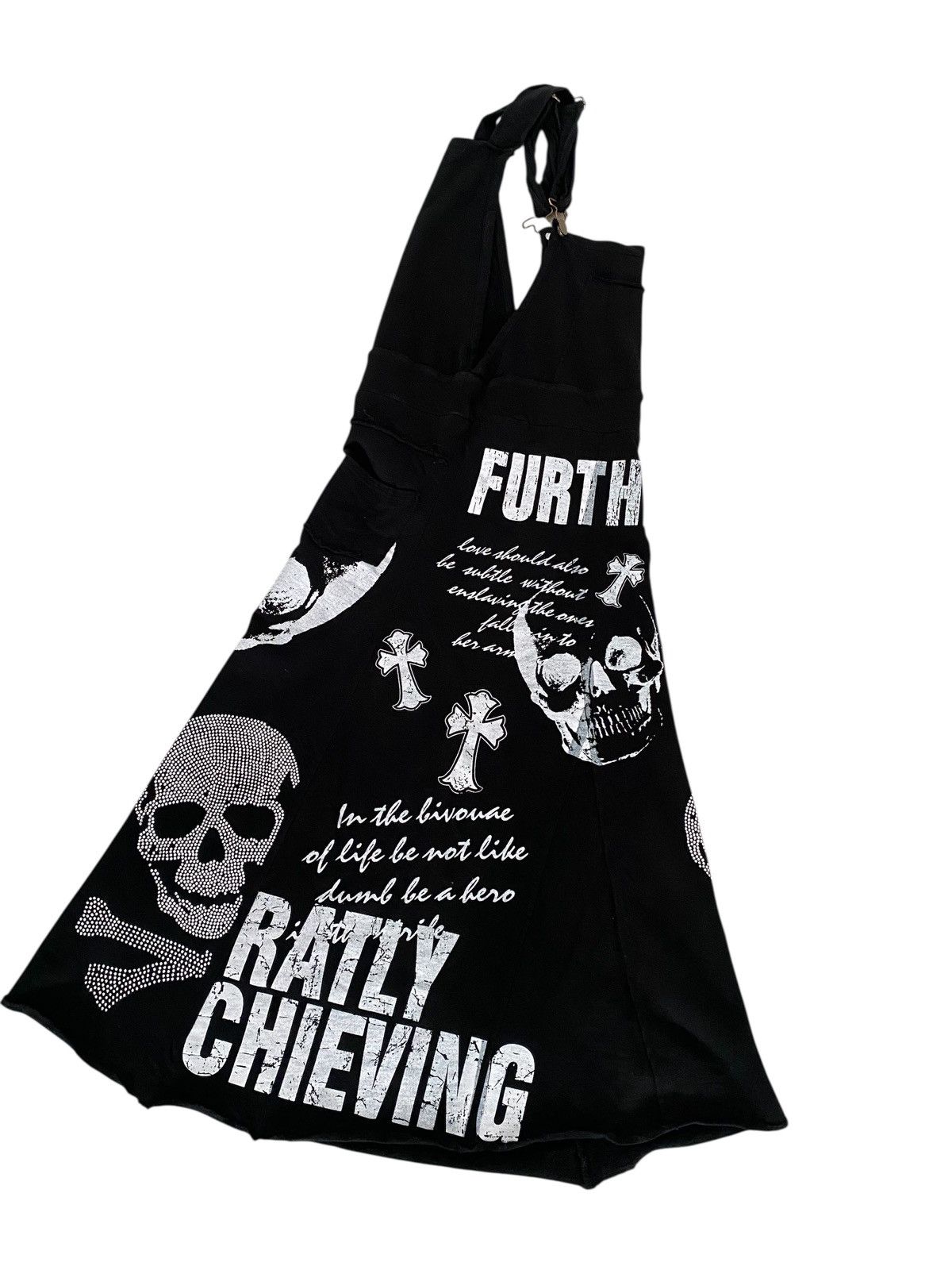Hysteric Glamour × Japanese Brand × Seditionaries 🇯🇵Vintage ☠️ Skull Punk M.K.R Dress rare design Size M / US 6-8 / IT 42-44 - 12 Thumbnail