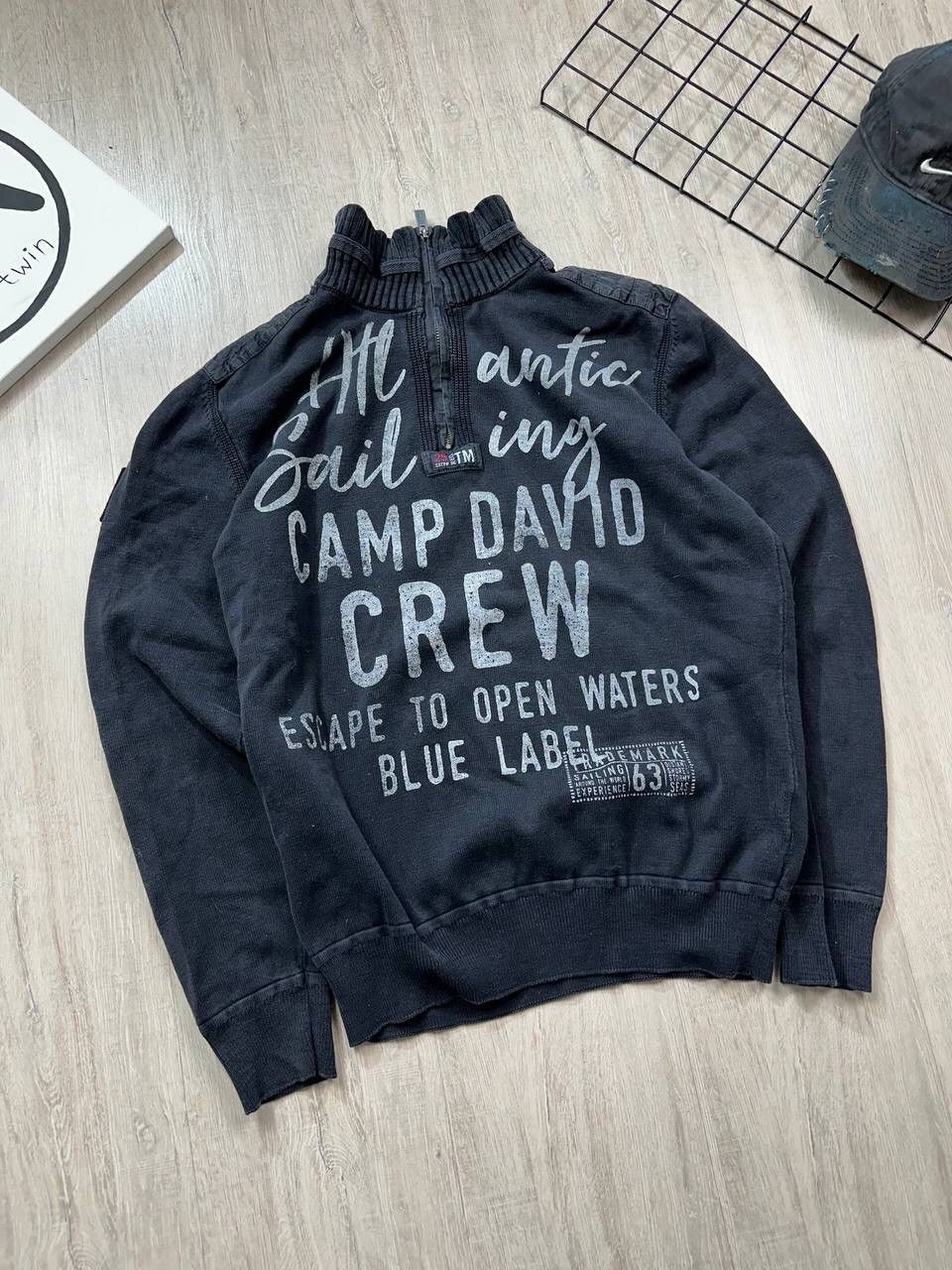 Camp David × Vintage Vintage Knitted Y2K Sweater Camp David Size US L / EU 52-54 / 3 - 3 Thumbnail