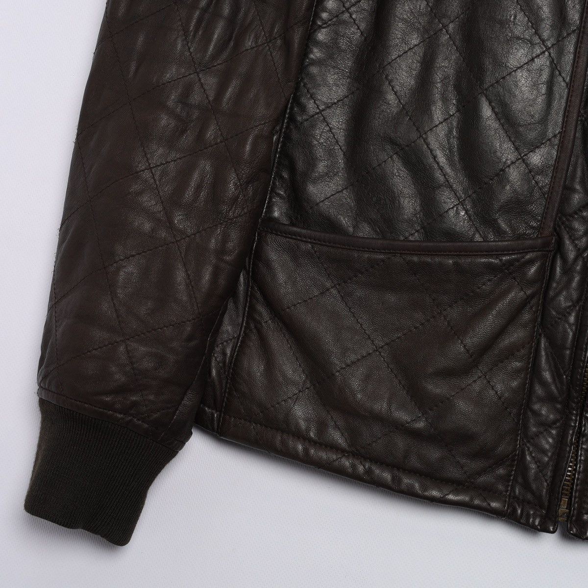 Ralph Lauren Purple Label Ralph Lauren Purple Label Lambskin Leather Bomber Jacket Size US M / EU 48-50 / 2 - 6 Thumbnail