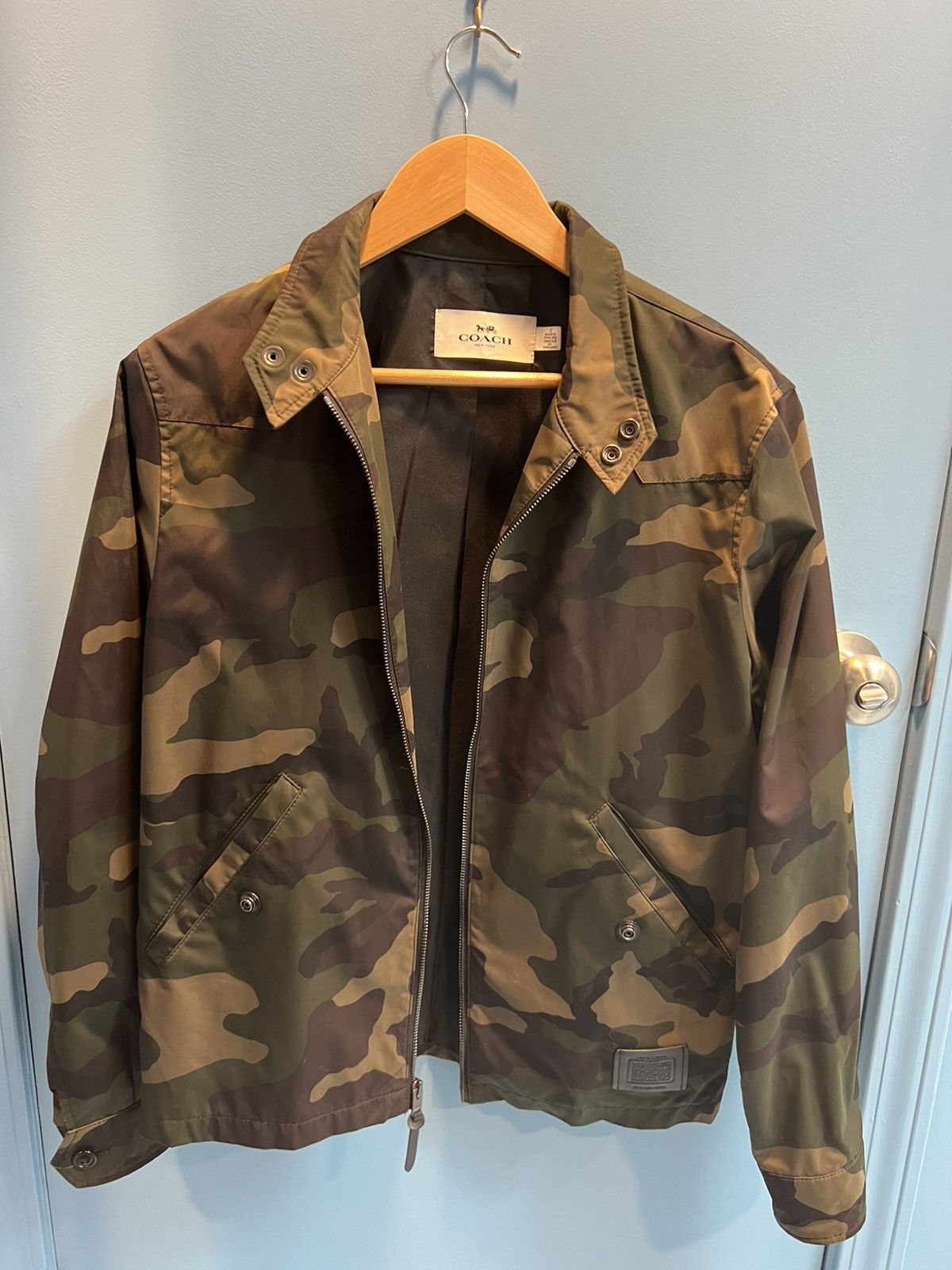 Coach Coach Camo Bomber Jacket Size US S / EU 44-46 / 1 - 1 Thumbnail