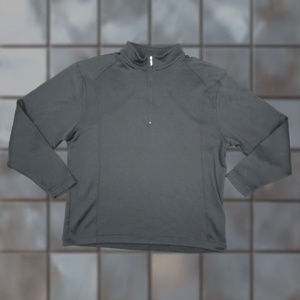 Nike Nike Golf Men's Large Gray 1/2 Zip Pullover Cover Up with Fox Sports Logo Activewear Size US L / EU 52-54 / 3 - 1 Thumbnail