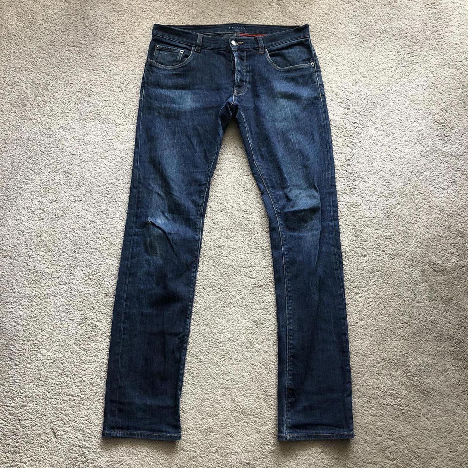 Prada Vintage Prada Distressed Jeans Size US 32 / EU 48 - 1 Thumbnail