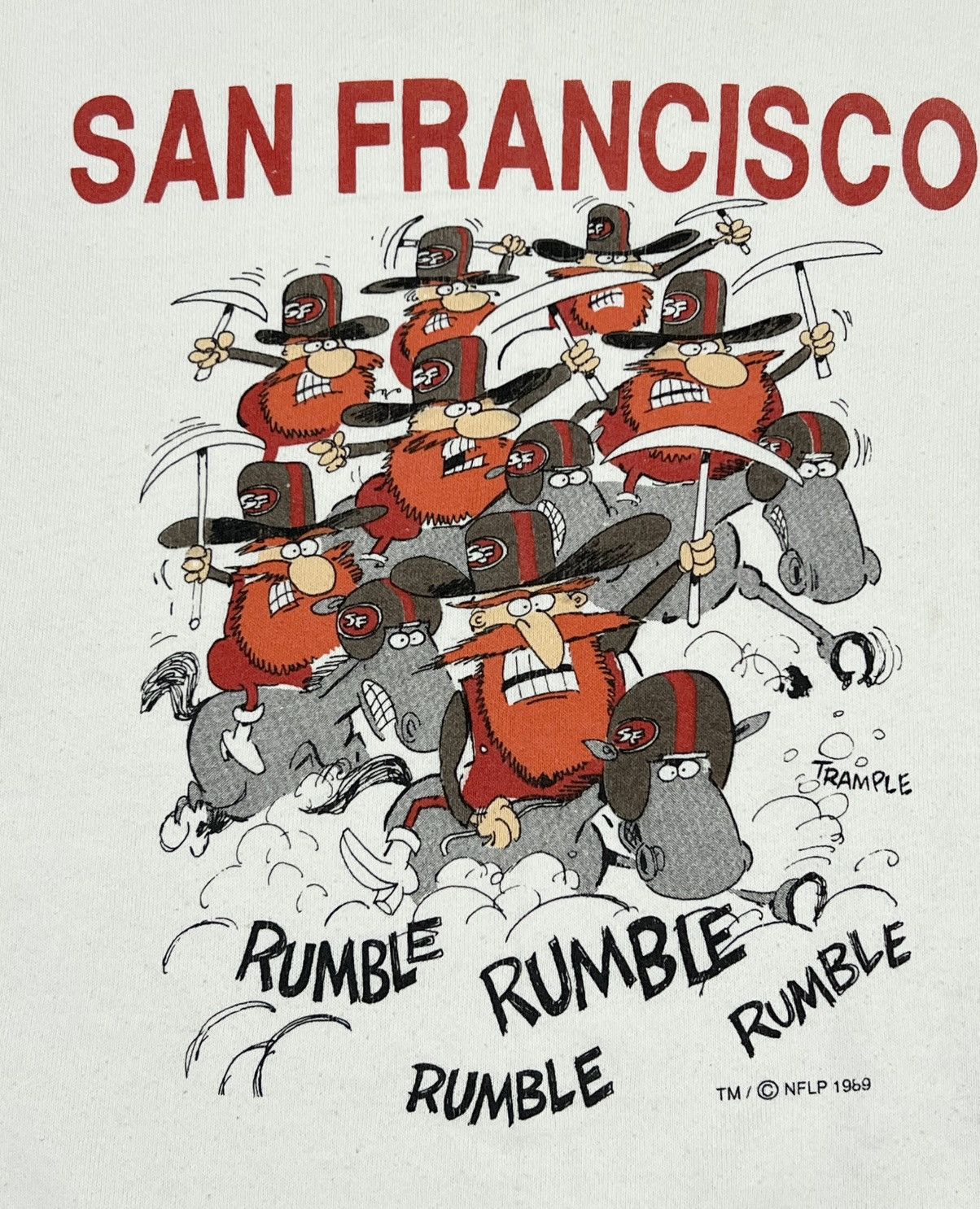 NFL VINTAGE 1989 49ERS AMERICAN FOOTBALL SPORT SWEATSHIRT Size US L / EU 52-54 / 3 - 3 Thumbnail