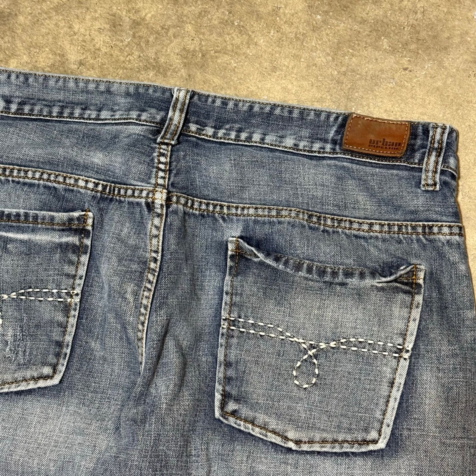Urban Pipeline Vintage Y2K Baggy Embroidered Jorts Sz 38 Size US 38 / EU 54 - 2 Thumbnail