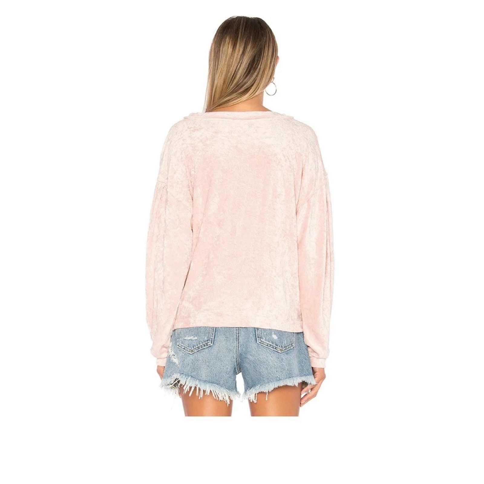 Free People Free People We the Free Milan Layering Crushed Velvet Top Size XS / US 0-2 / IT 36-38 - 8 Thumbnail