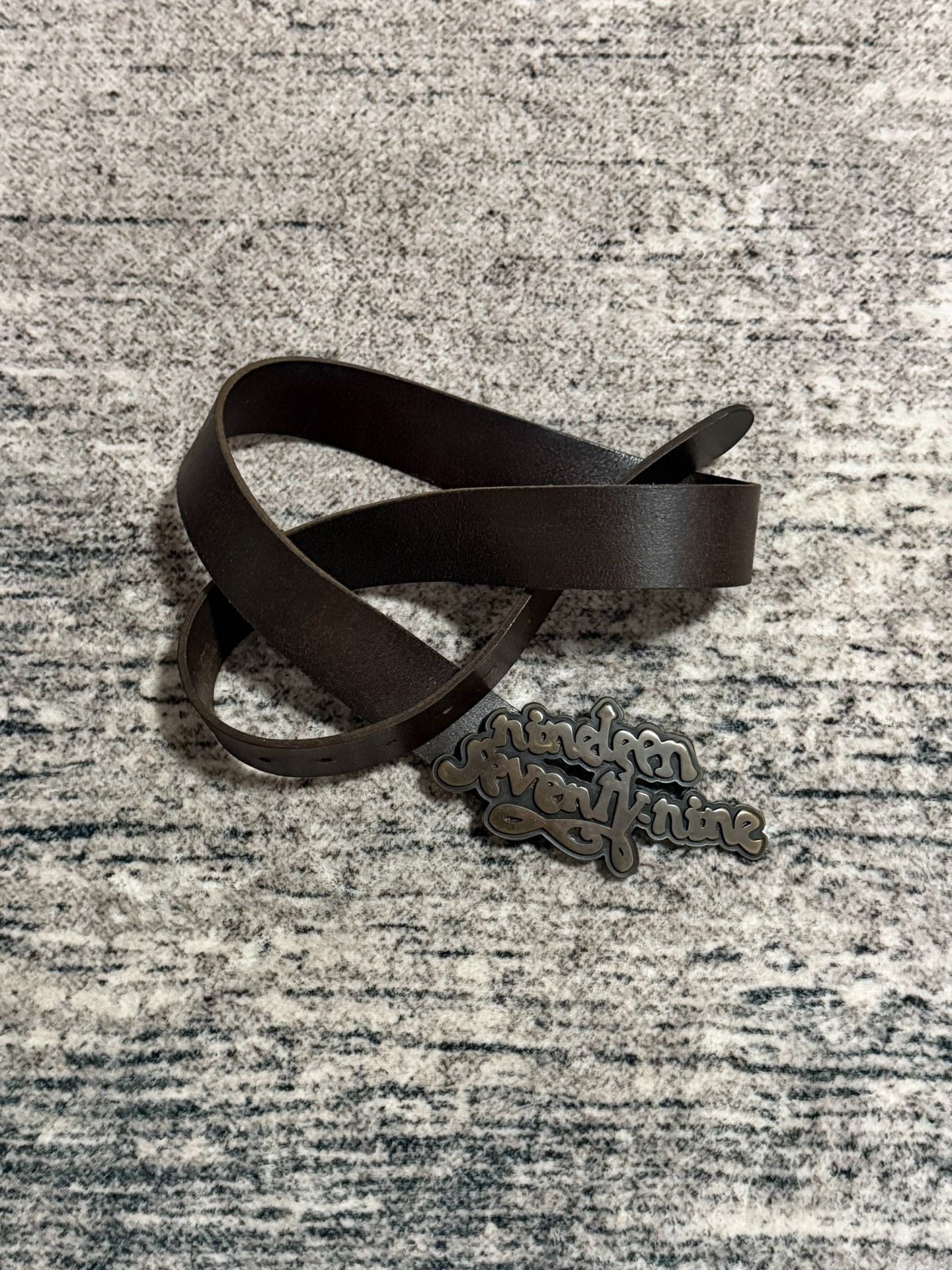 ERL ERL 22FW Nineteen Seventeen Nine Slogan Belt Size ONE SIZE - 1 Thumbnail