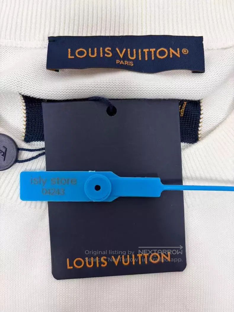 Louis Vuitton Louis Vuitton Logo applique crewneck pullover short sleeve Size US L / EU 52-54 / 3 - 4 Thumbnail