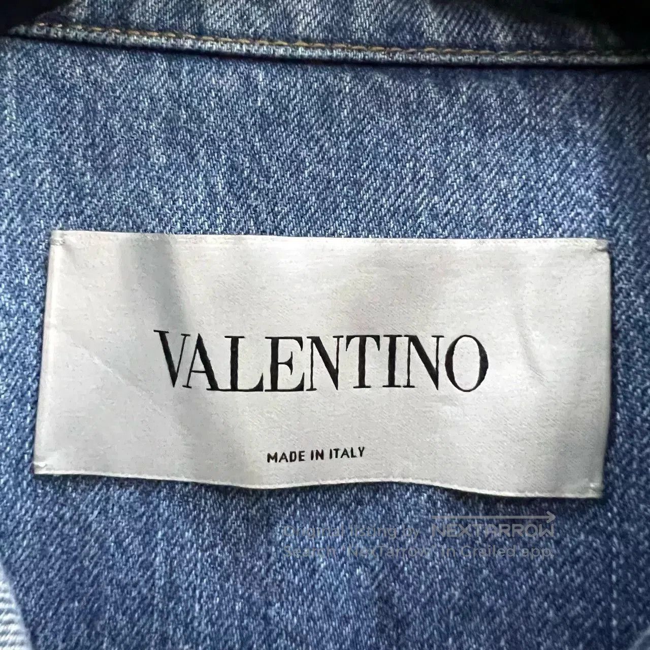 Valentino valentino cropped denim jacket. Size M / US 6-8 / IT 42-44 - 3 Thumbnail