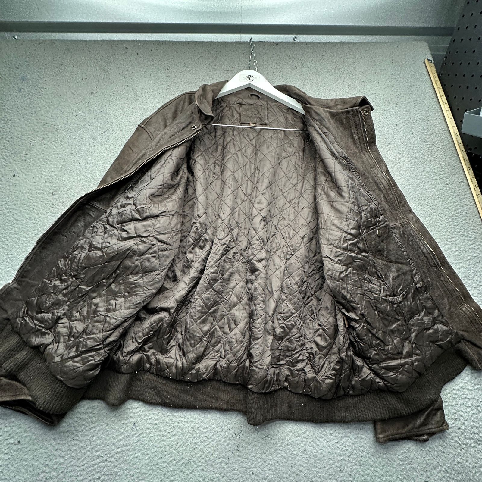 Cherokee Vintage Cherokee Leather Jacket Mens XXL Brown Quilted Size US XXL / EU 58 / 5 - 9 Thumbnail