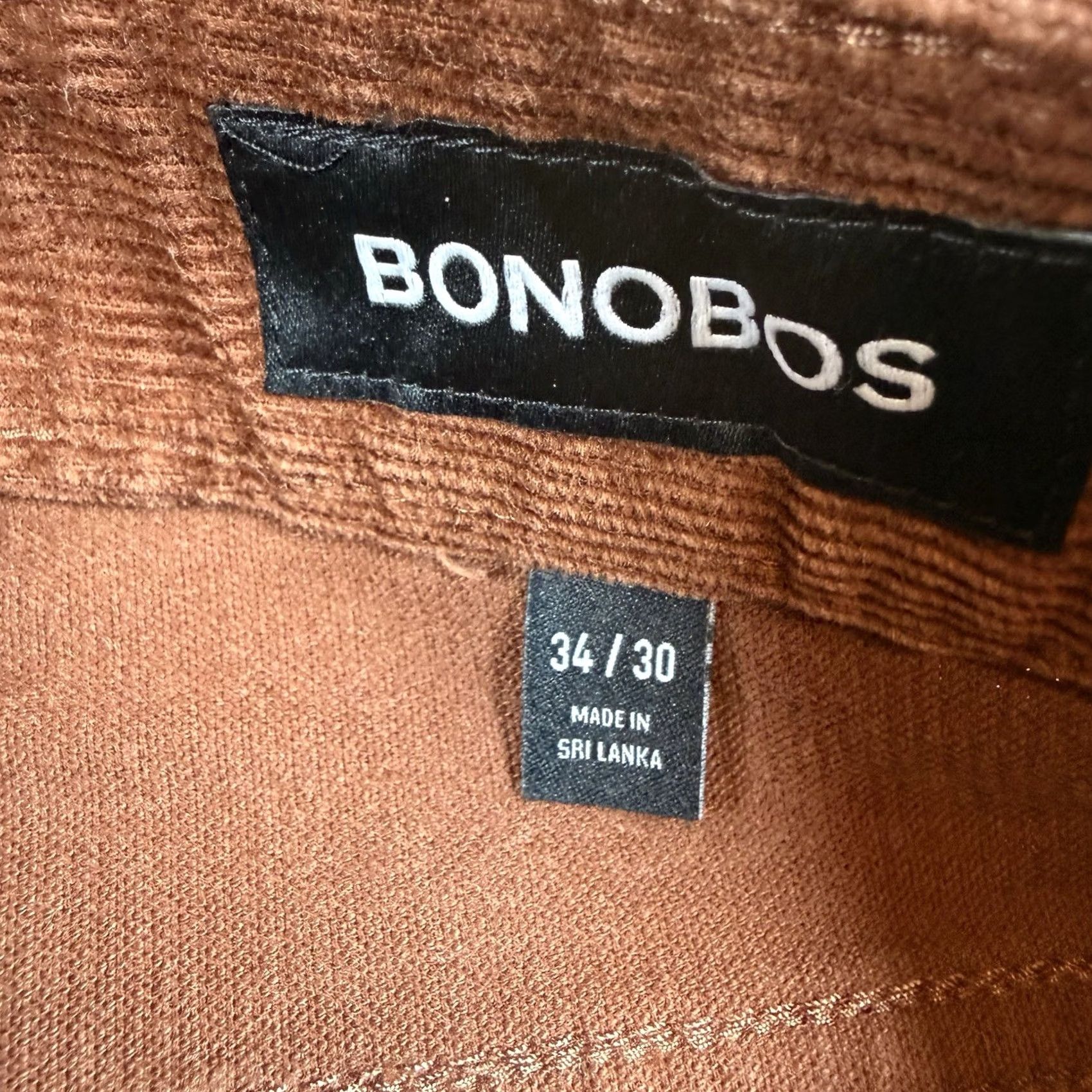 Bonobos Bonobos Corduroy Pants Mens 34x30 Straight Relaxed Rust Orange Chino Pants Mens Boys? Size US 34 / EU 50 - 5 Thumbnail