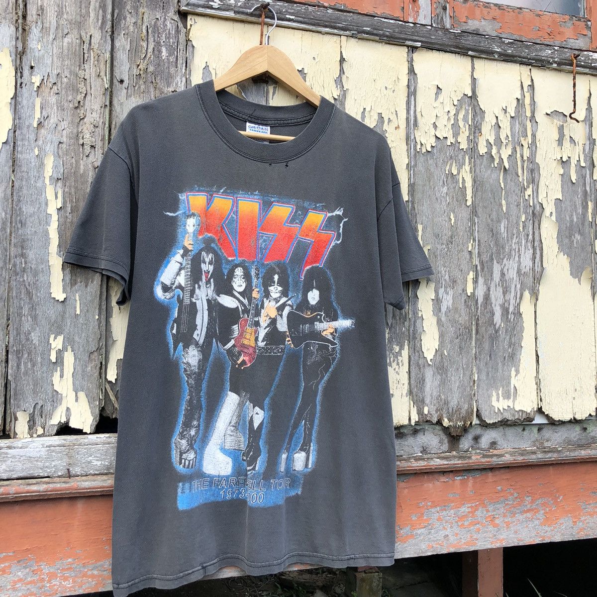 Band Tees Vintage y2k Faded KISS Farewell Tour I Was There Tshirt Size US L / EU 52-54 / 3 - 3 Thumbnail