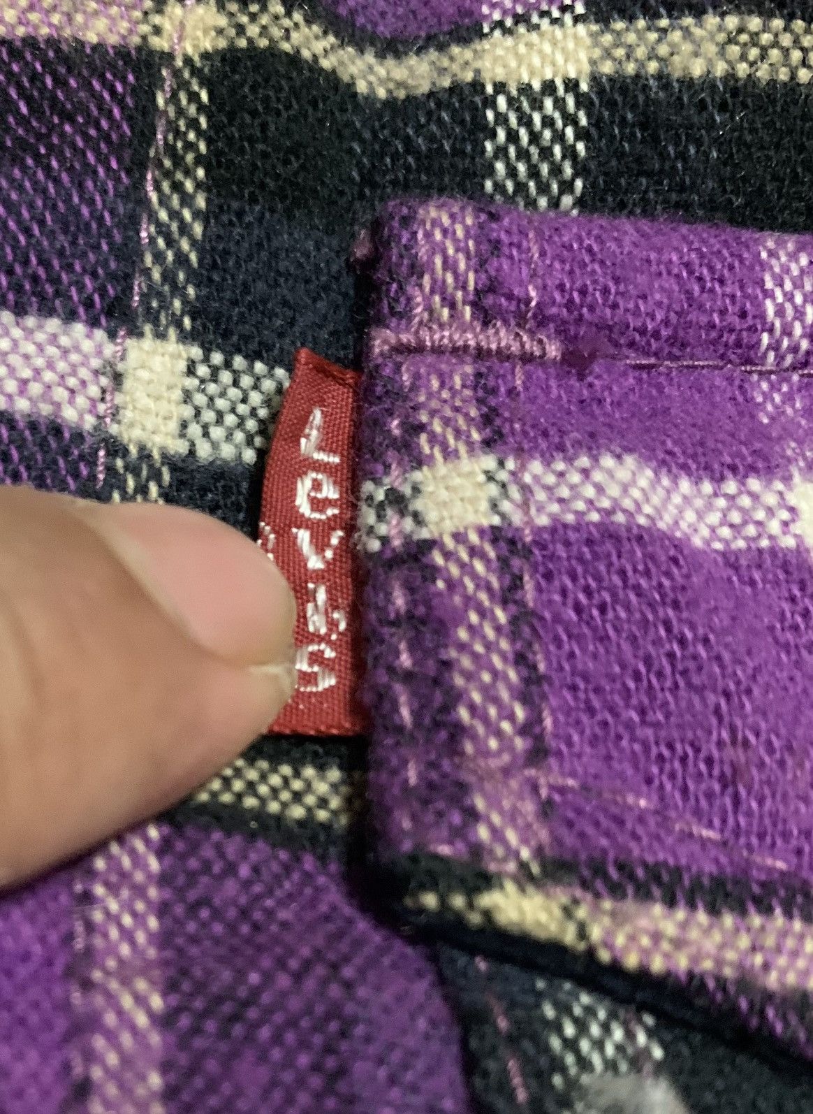 Levi's Vintage Levis Plaid Flannel Shirt Jacket Zipper Ups Size US M / EU 48-50 / 2 - 7 Thumbnail