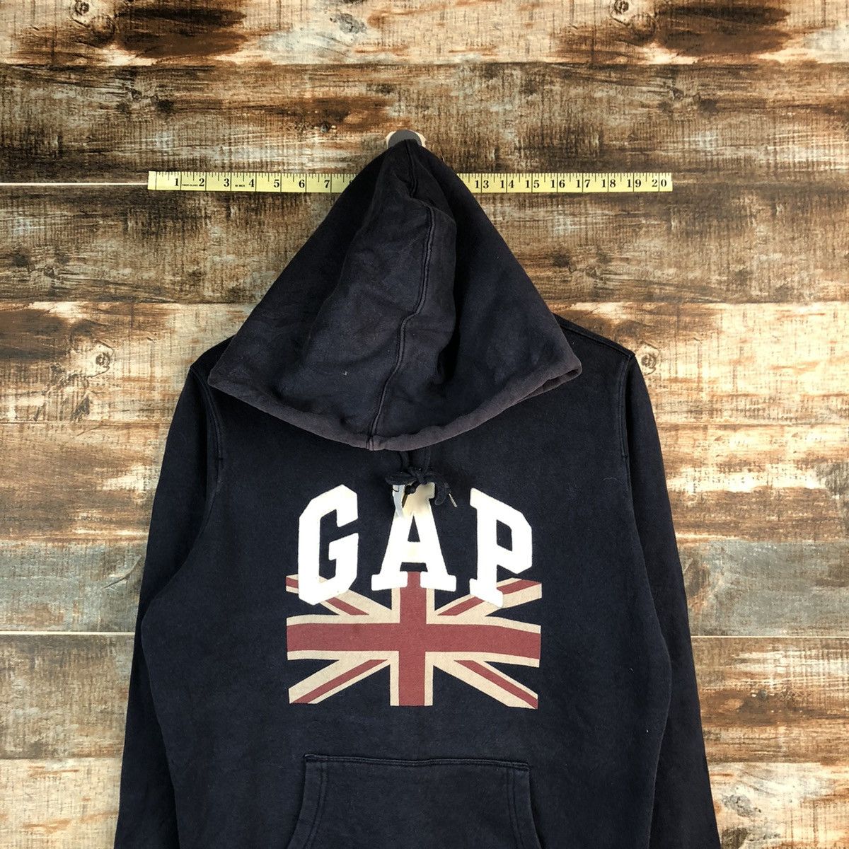Gap Gap Britain Dark Blue faded Hoodie #A2300 Size US M / EU 48-50 / 2 - 2 Thumbnail