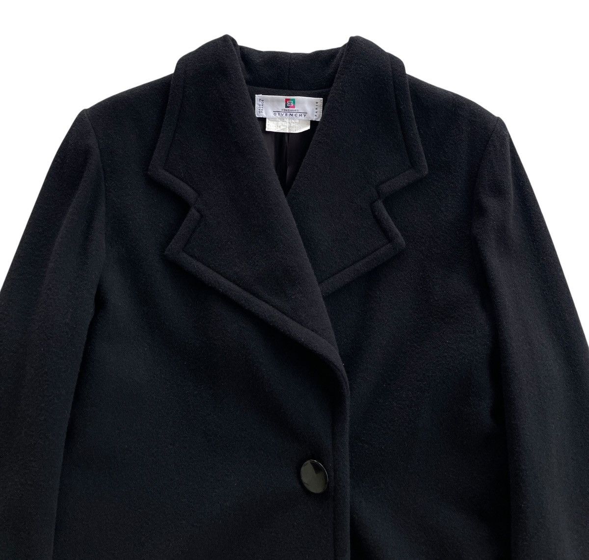 Givenchy Givenchy Wool Black Luxury Longcoat Size M / US 6-8 / IT 42-44 - 4 Thumbnail