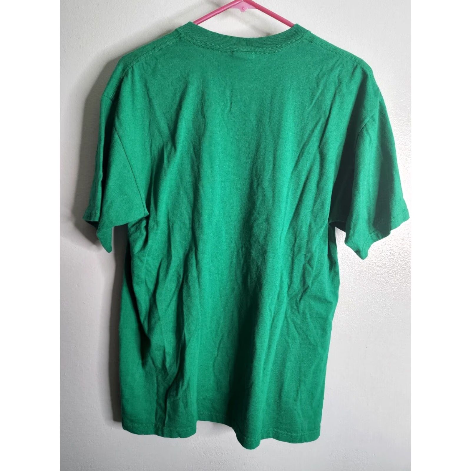 Anvil VINTAGE Boston Red Sox Shirt Men L 3 Leaf Clover MLB St Patrick's Day Green 100% Cotton Anvil Graphic Tee Mens Size US L / EU 52-54 / 3 - 2 Thumbnail