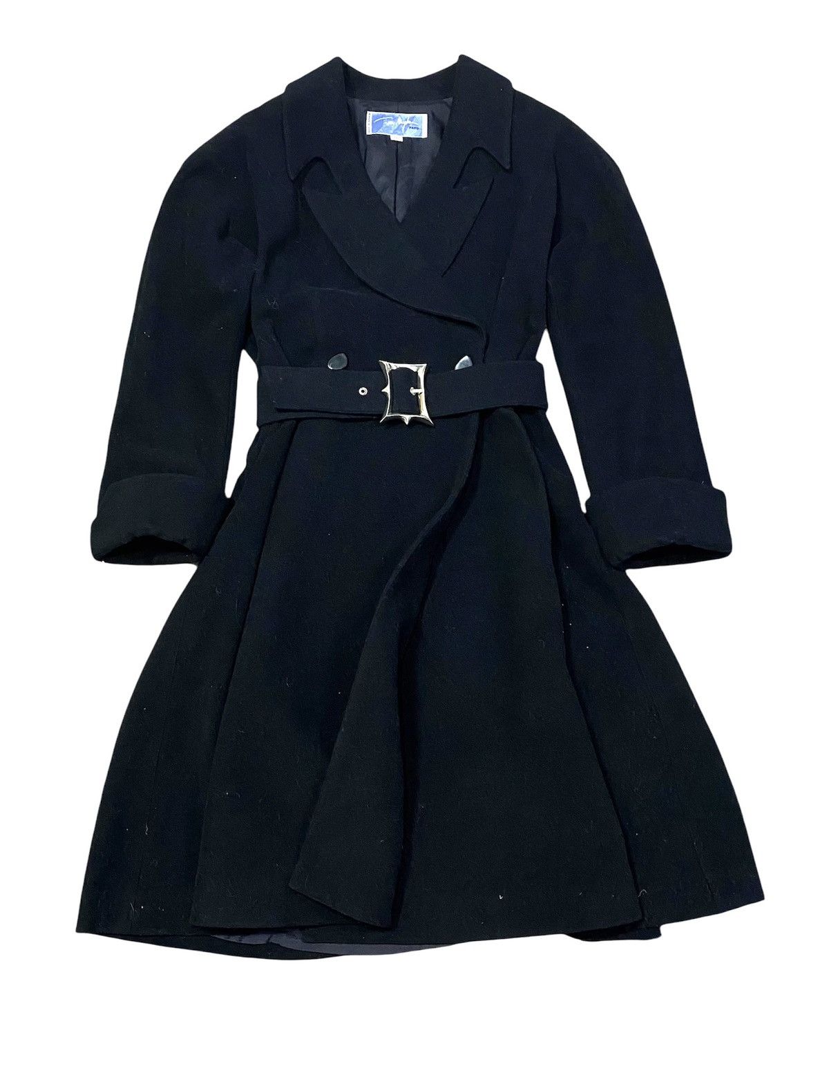 Thierry Mugler Rare Vintage 90s Thierry Mugler Jacket coat metal buckle Size M / US 6-8 / IT 42-44 - 1 Thumbnail