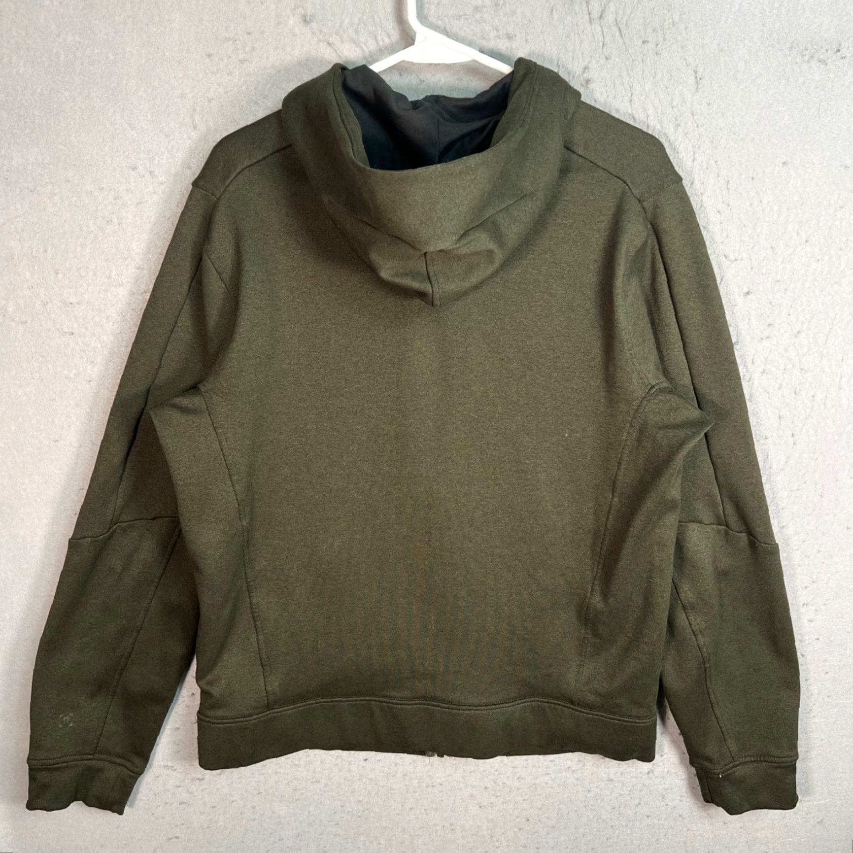 Lululemon Lululemon Hoodie Mens Medium Olive Green Zip Up Sweatshirt Size US M / EU 48-50 / 2 - 2 Thumbnail
