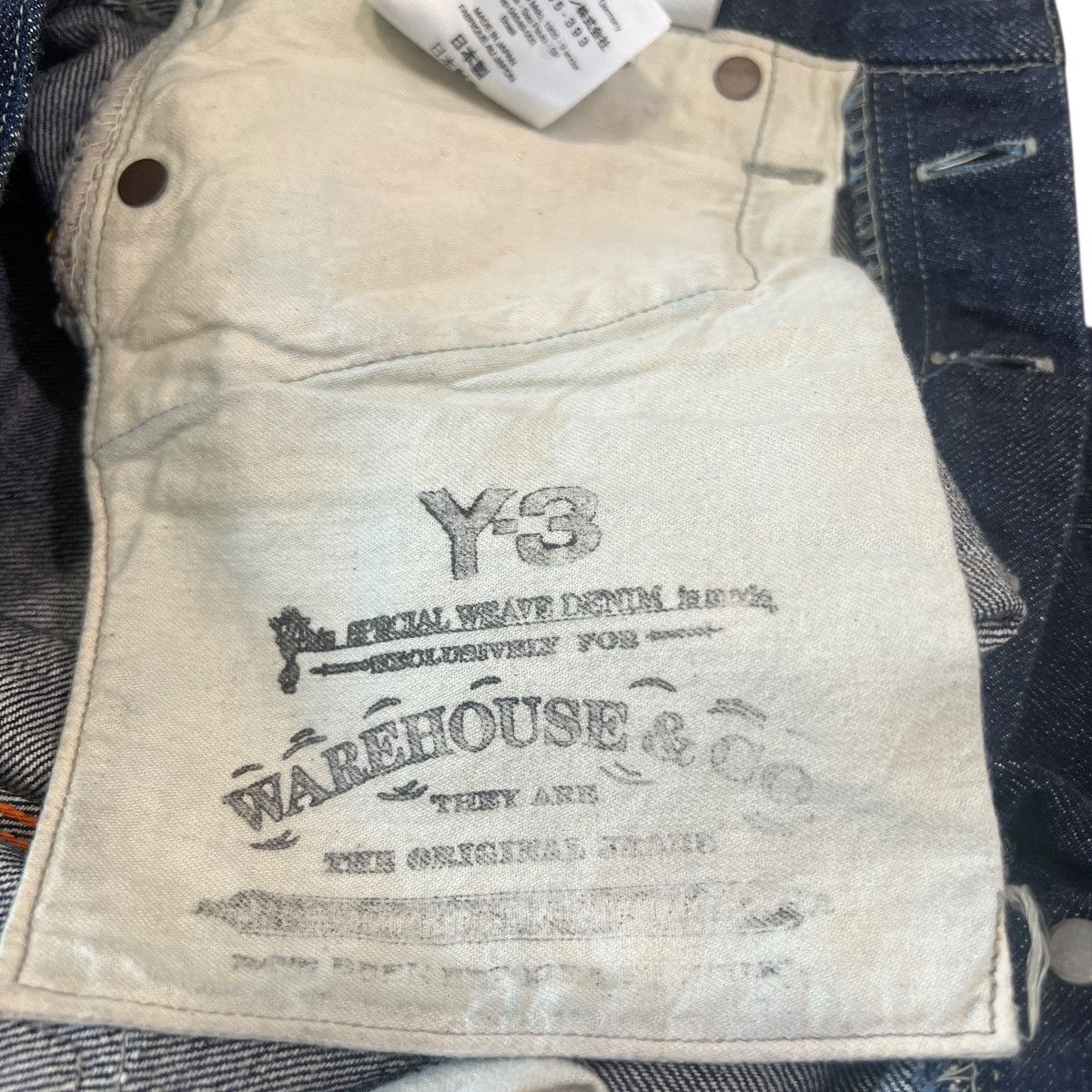Y-3 Y-3 3-Stripes Selvedge Denim Jeans Size US 29 - 7 Thumbnail