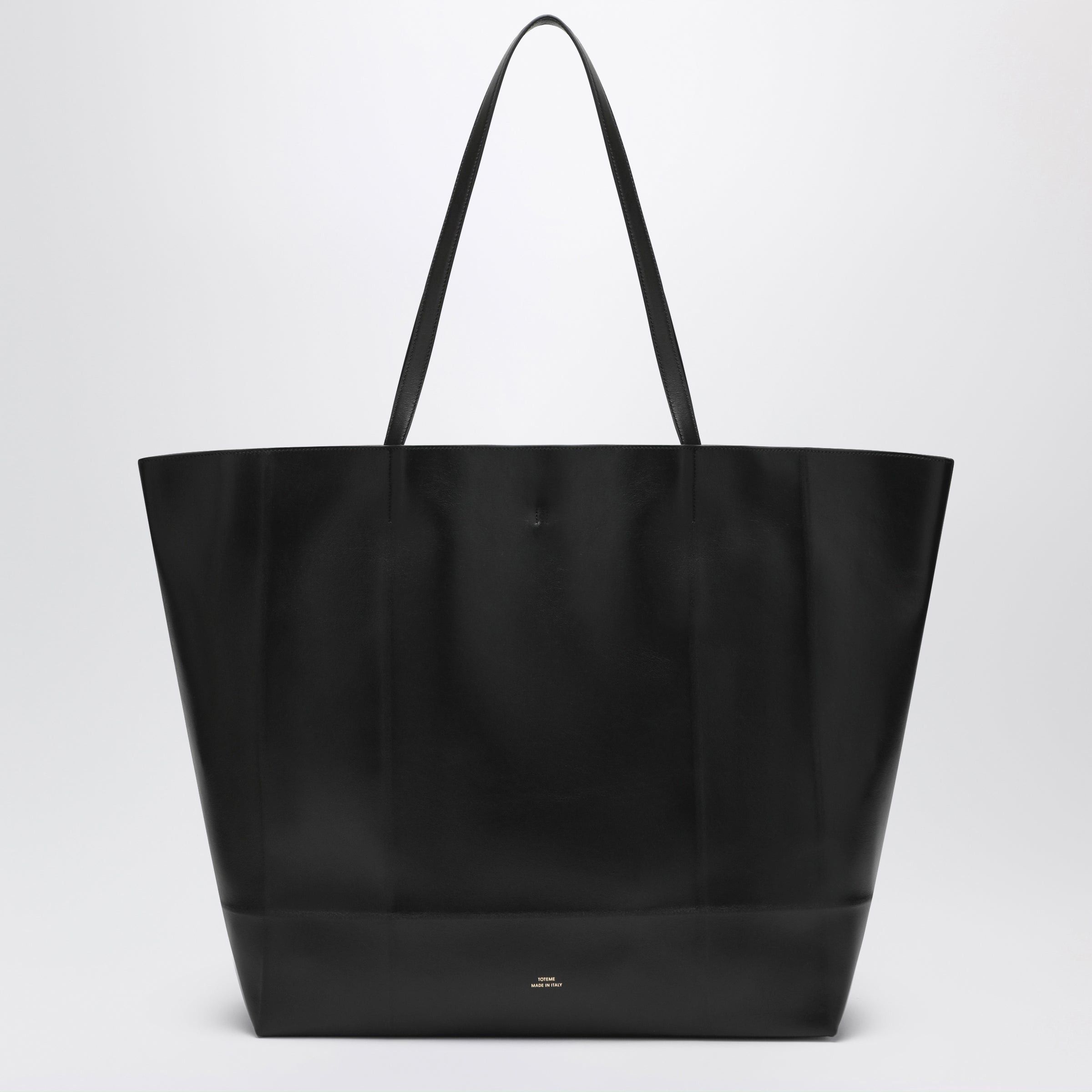 Toteme Toteme Roam Tote Bag In Black Leather Size ONE SIZE - 1 Thumbnail