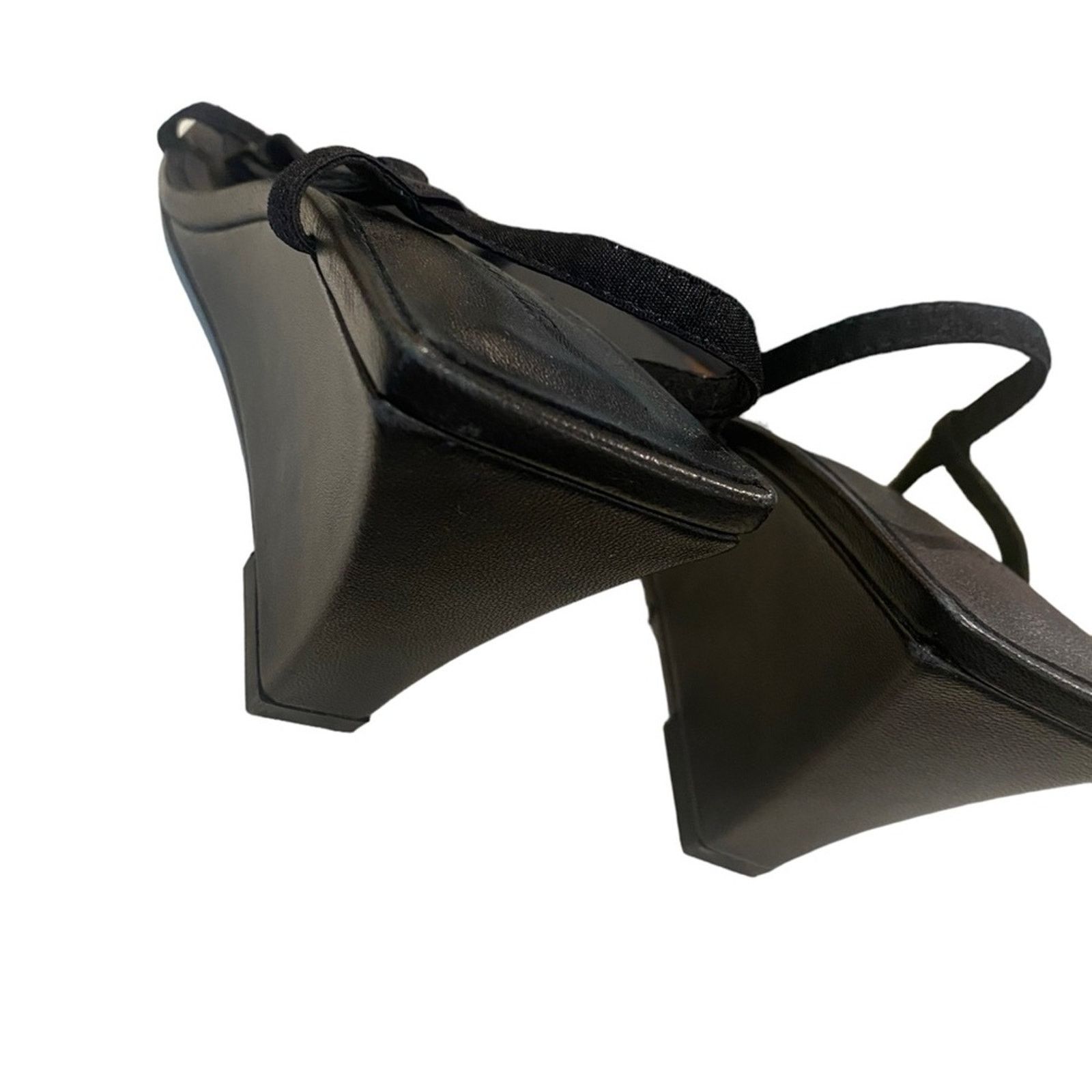 St. Agni ST.AGNI Brassiere Wedges Black 37 Size US 7 / IT 37 - 9 Thumbnail