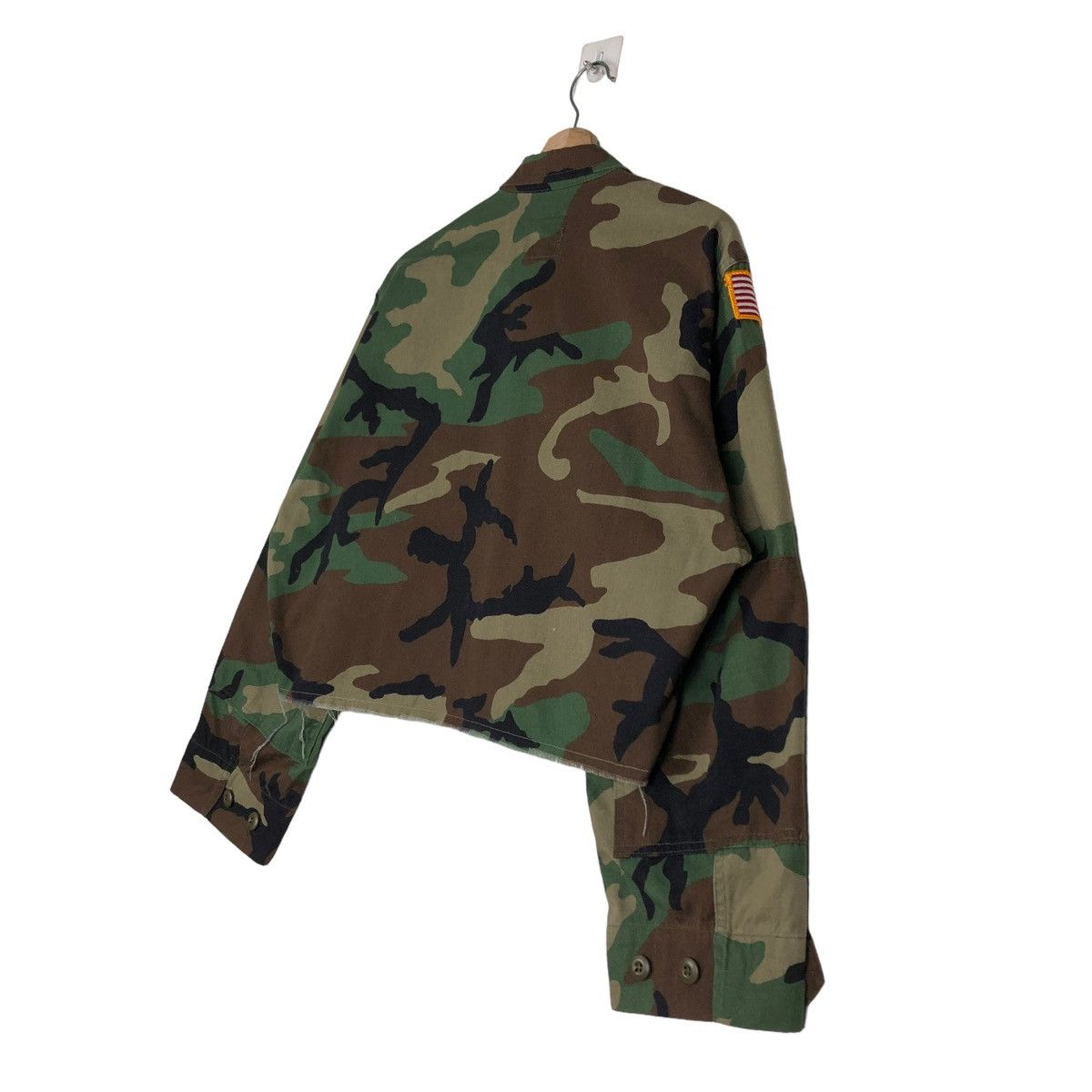Vintage 🔥Vintage Cropped Chore Camoflouge Jacket US Army Size US S / EU 44-46 / 1 - 10 Thumbnail