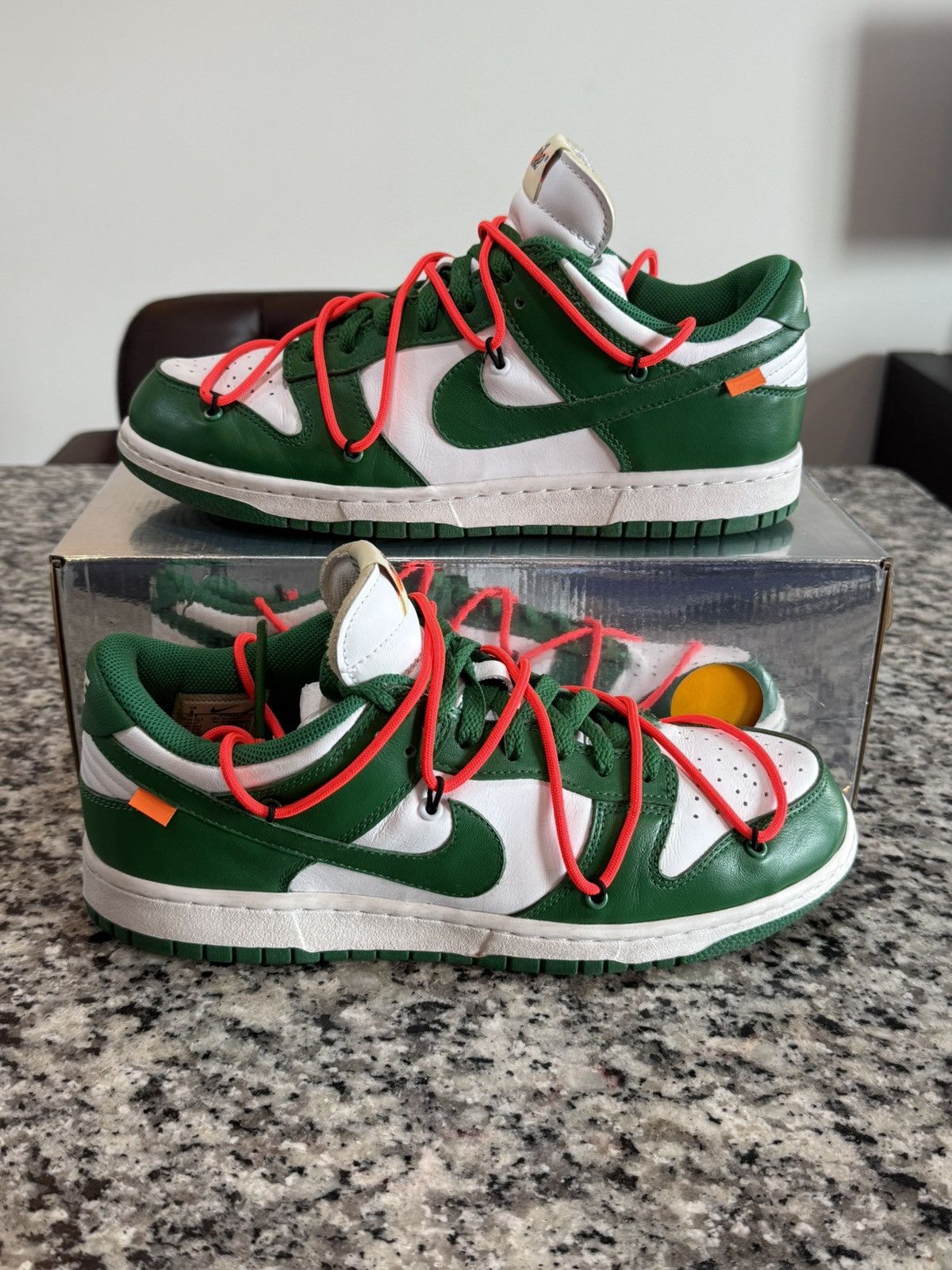 Dunk Low Off White Pine Green