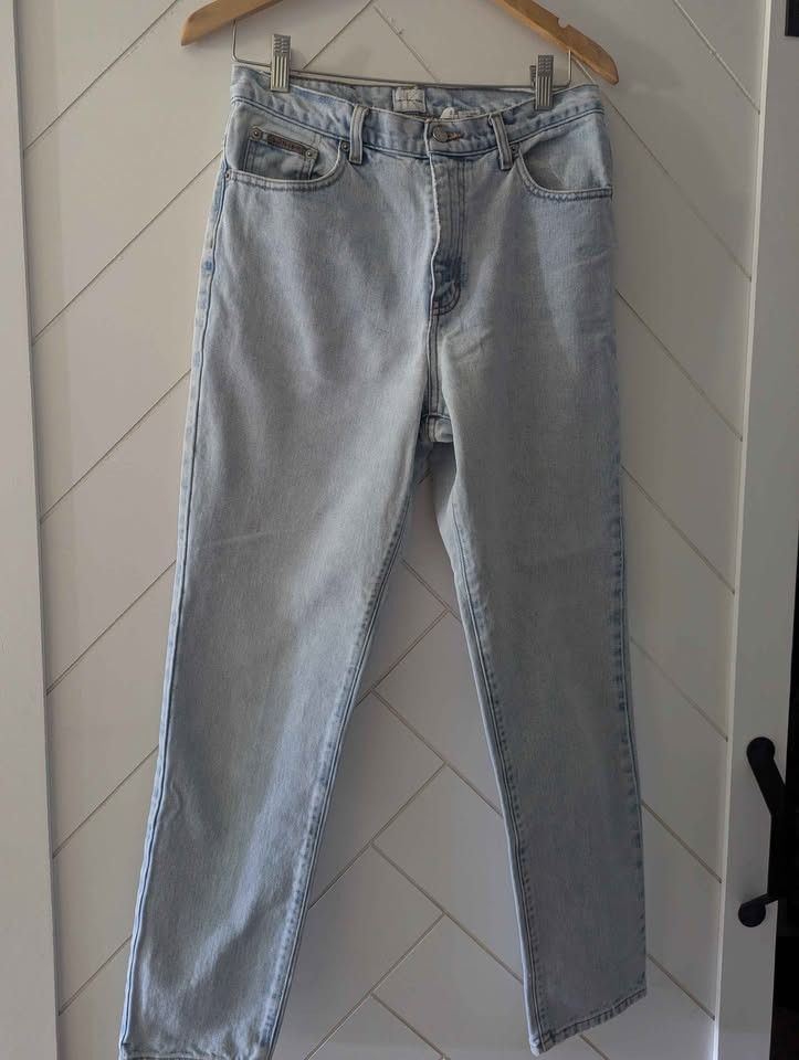 Calvin Klein Vintage 90s CK Calvin Klein High Waisted Mom Jeans Size 10 Size 32" / US 10 / IT 46 - 1 Thumbnail