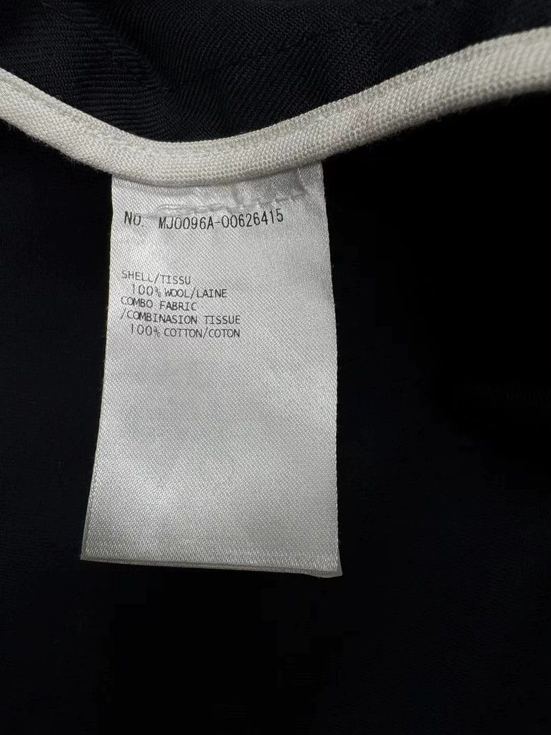 Thom Browne Thom browne Black four-striped oblique zipper functional ja Size US XS / EU 42 / 0 - 5 Thumbnail