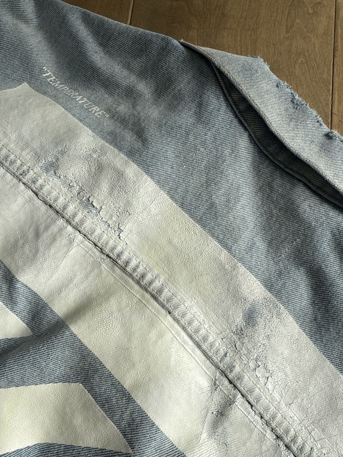 Off-White Off white denim jacket 2xl rare temperature Size US XXL / EU 58 / 5 - 3 Thumbnail
