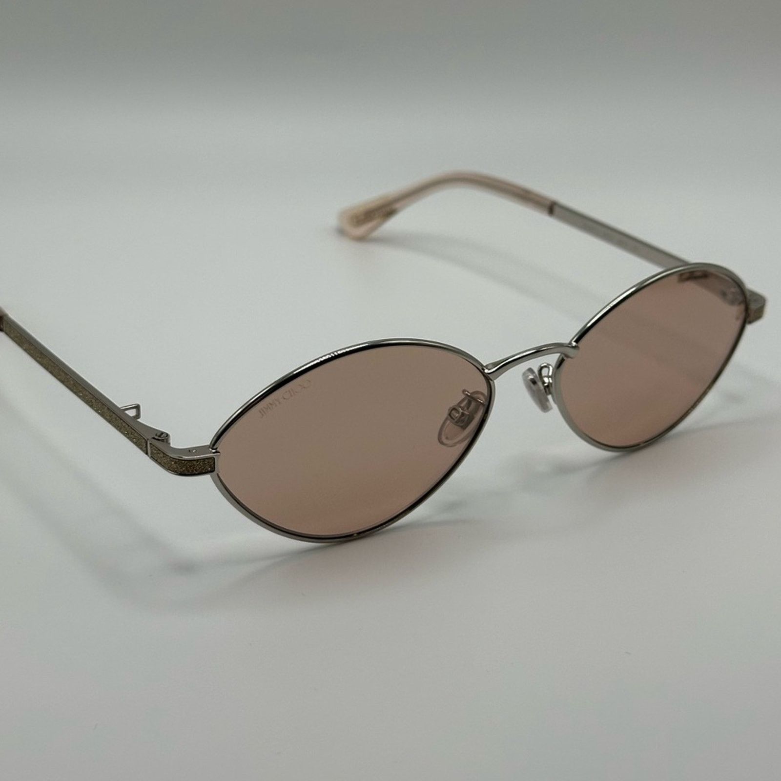 Jimmy Choo JIMMY CHOO SUNGLASSES Sonny/S 9F6 Peach Palladium with Chain Size ONE SIZE - 5 Thumbnail