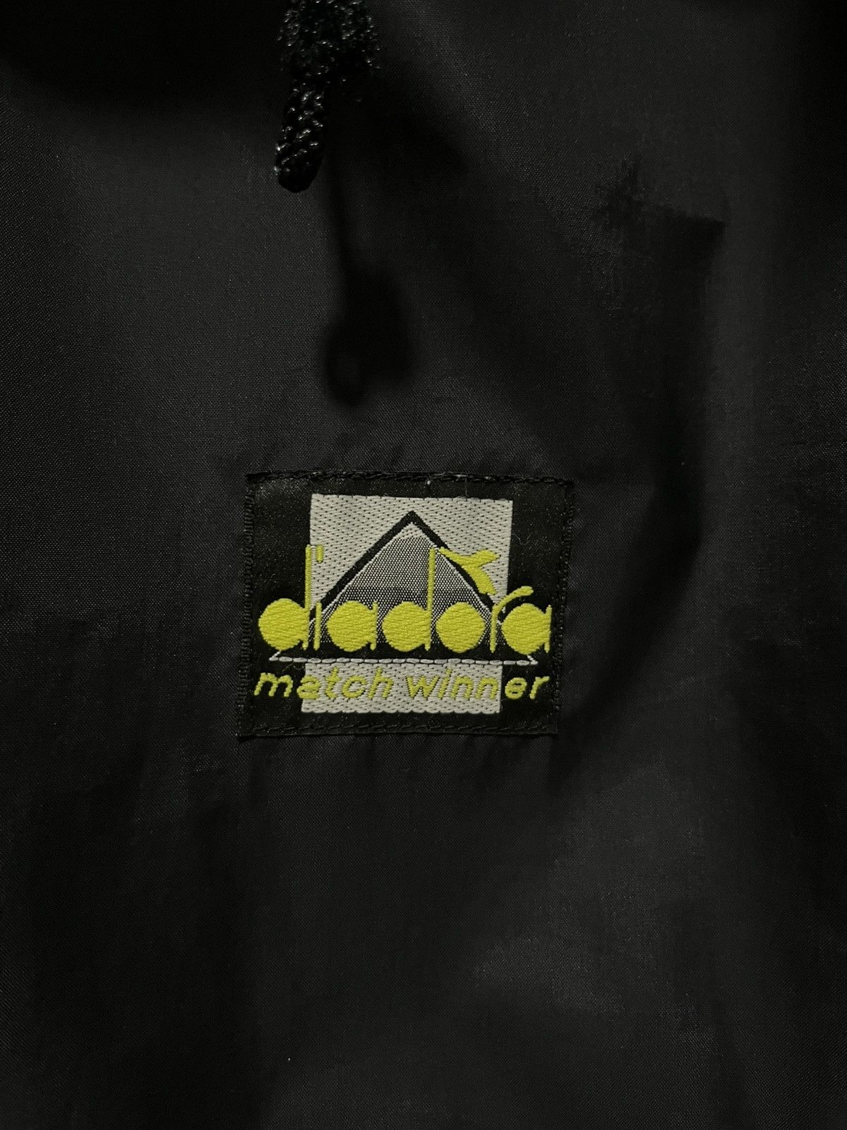 Diadora × Vintage Diadora Pullover Hoodie Big Logo Windbreaker 90s Size US XL / EU 56 / 4 - 8 Thumbnail