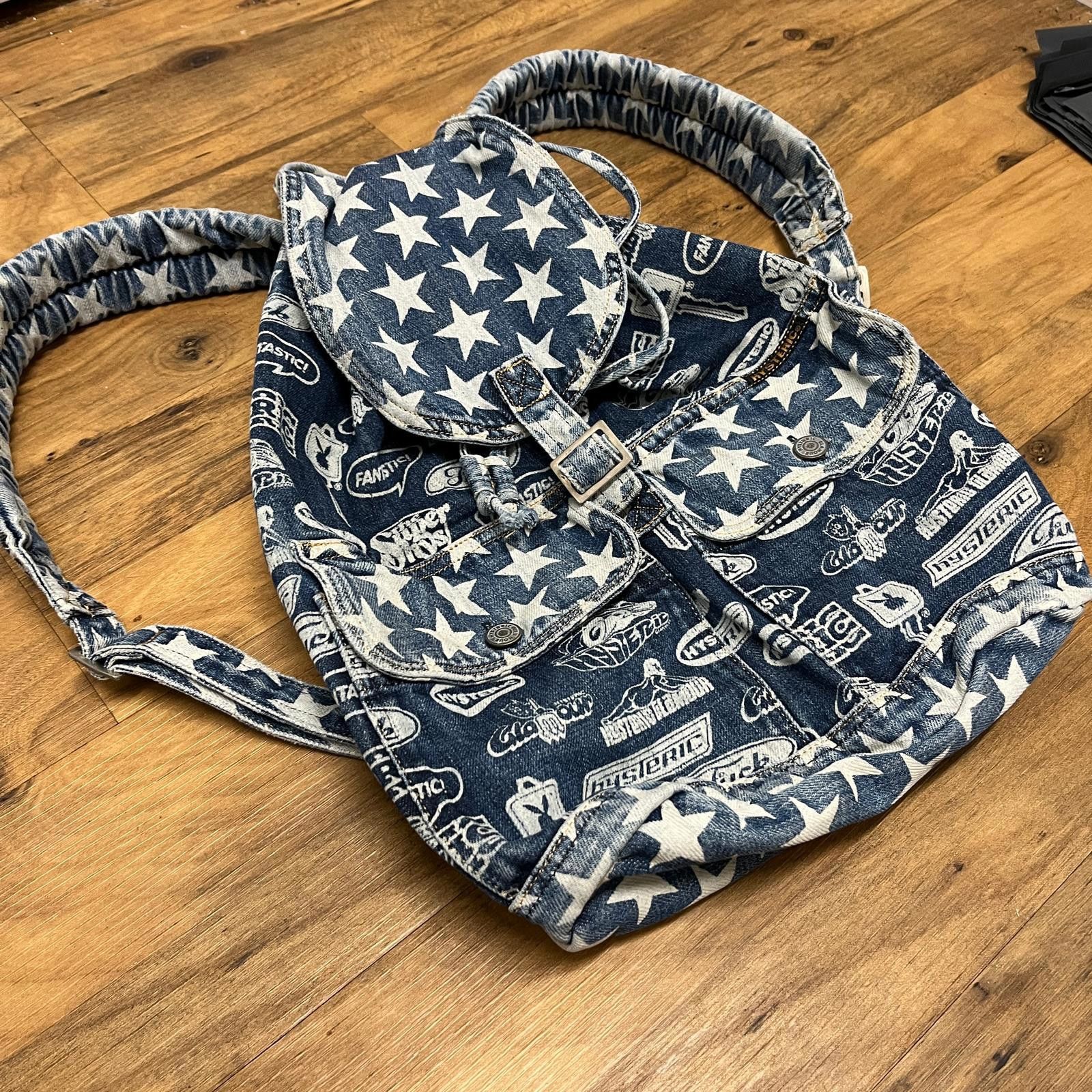 Hysteric Glamour Hysteric Glamour Denim Backpack Size ONE SIZE - 4 Thumbnail
