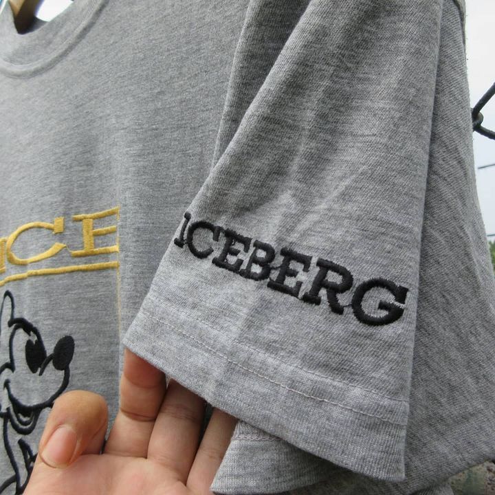 Iceberg Vintage Iceberg Histroy Mickey T Shirt Size L Grey Colour Size US XL / EU 56 / 4 - 3 Thumbnail