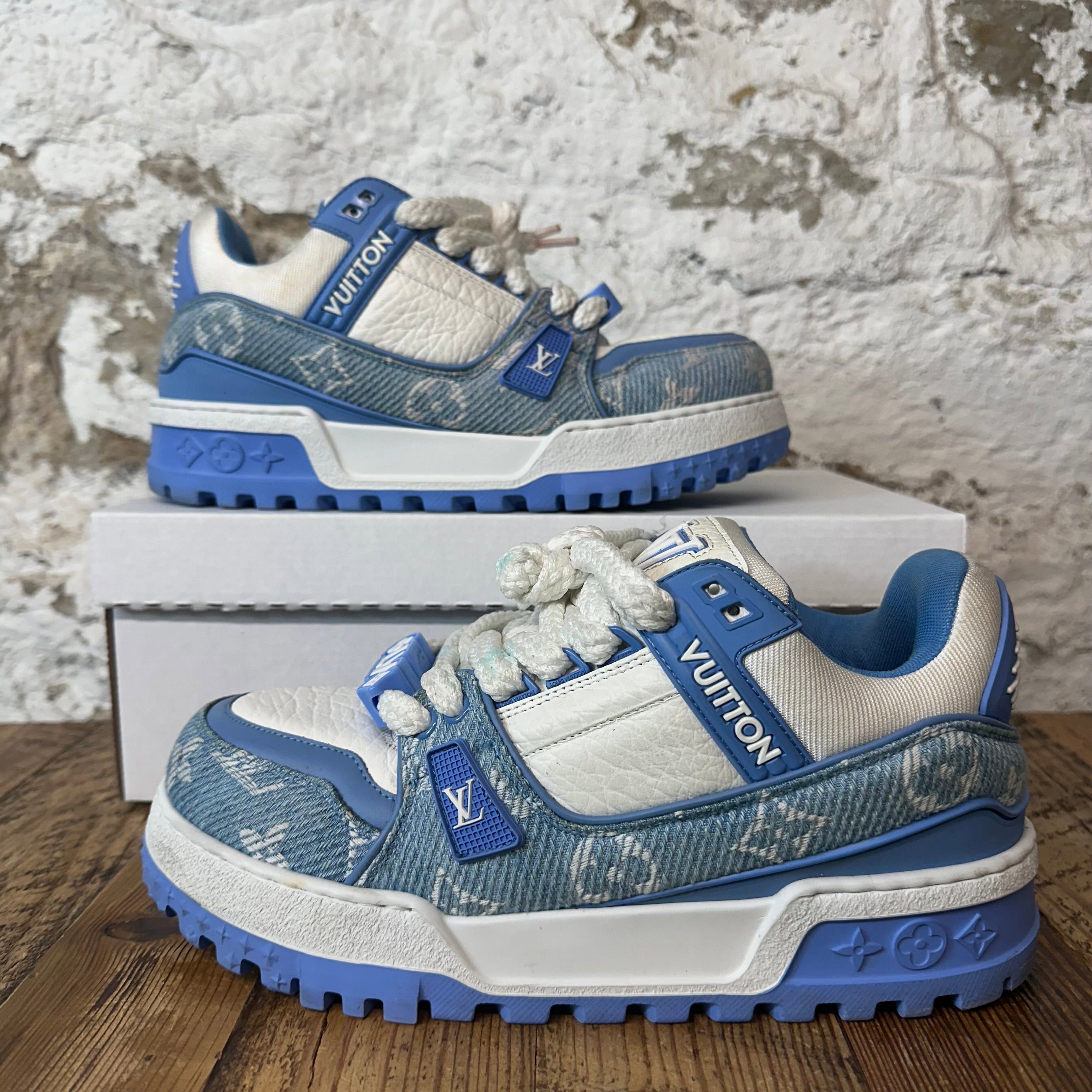 Louis Vuitton Louis Vuitton Baby Blue Maxi Trainer Sneaker Sz 6.5 (39) Size US 6.5 / EU 39-40 - 1 Thumbnail