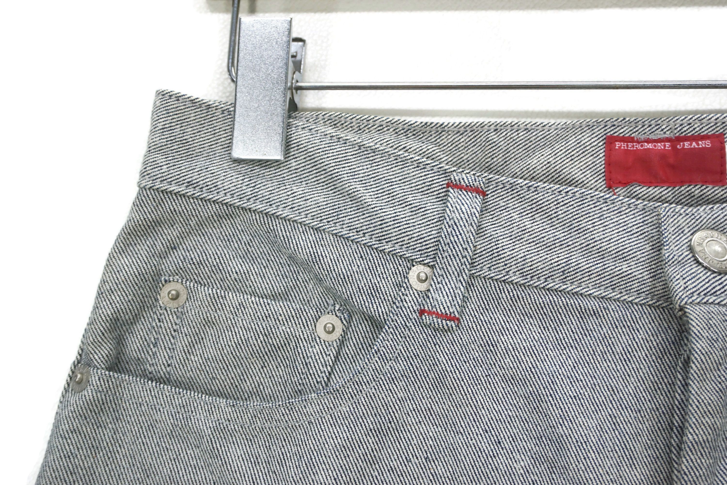 Japanese Brand Pheromone Jeans Size W29xL34 Reversed Denim Made in Japan Size US 29 - 4 Thumbnail