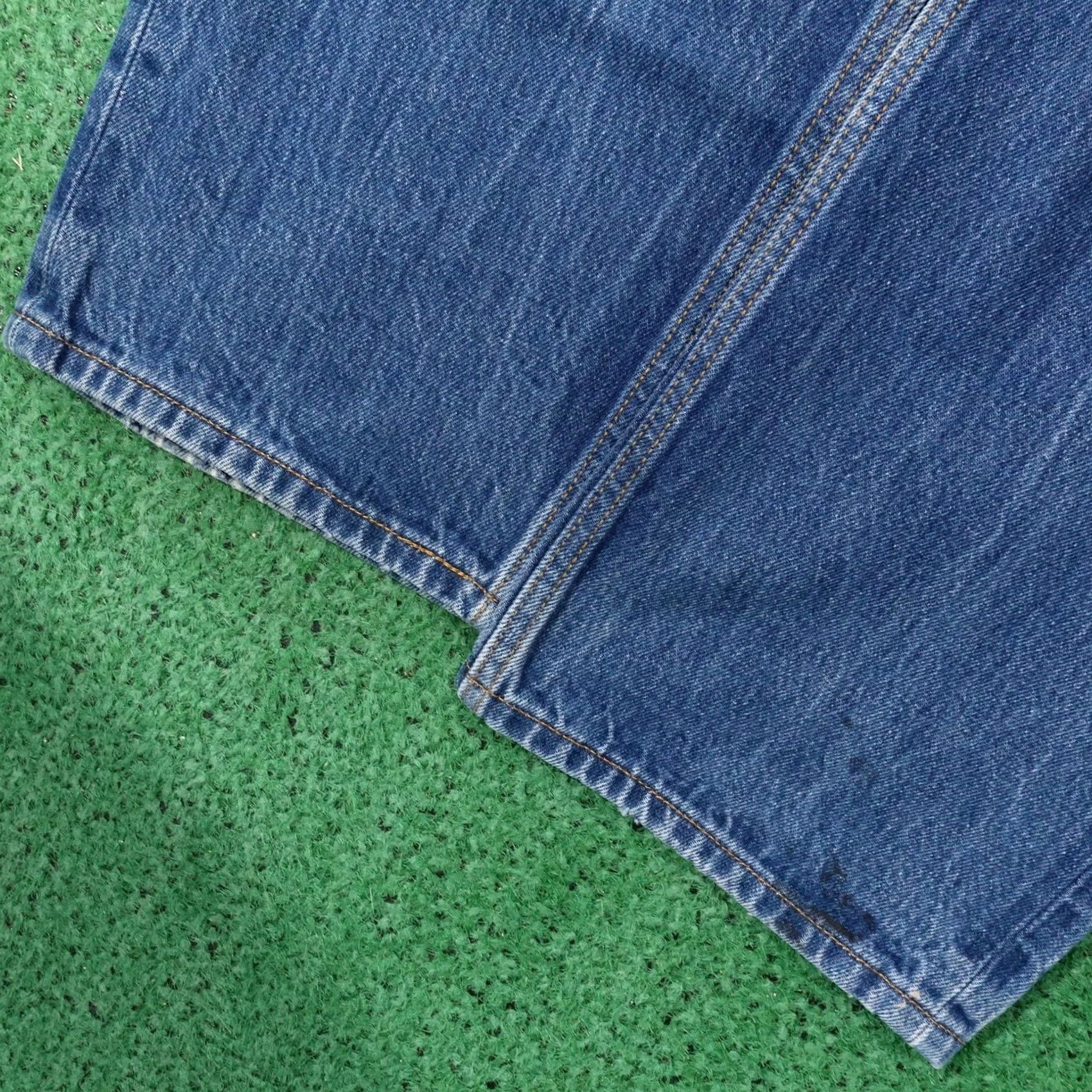 Levi's Levi's 501 Jeans Mens 38 Regular Inseam 30 Blue Distressed Button Fly Straight Denim Pants Size US 38 / EU 54 - 6 Thumbnail