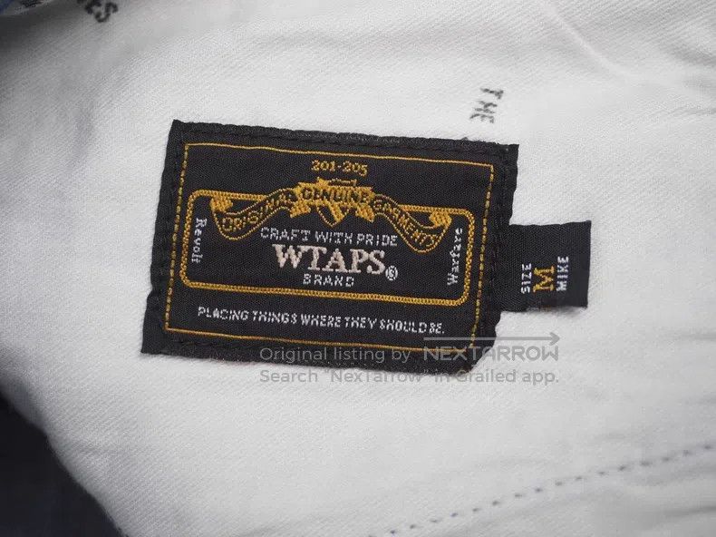 Wtaps Wtaps size M Blue Destroyed Patch Washed Denim Jeans Size US 40 / EU 56 - 7 Thumbnail