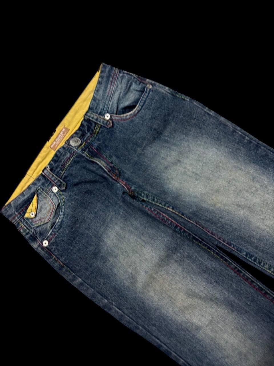 Japanese Brand TWIST LEG 90s BMB-Jeans Mudwash Distressed Insane Big Logo Size US 32 / EU 48 - 6 Thumbnail